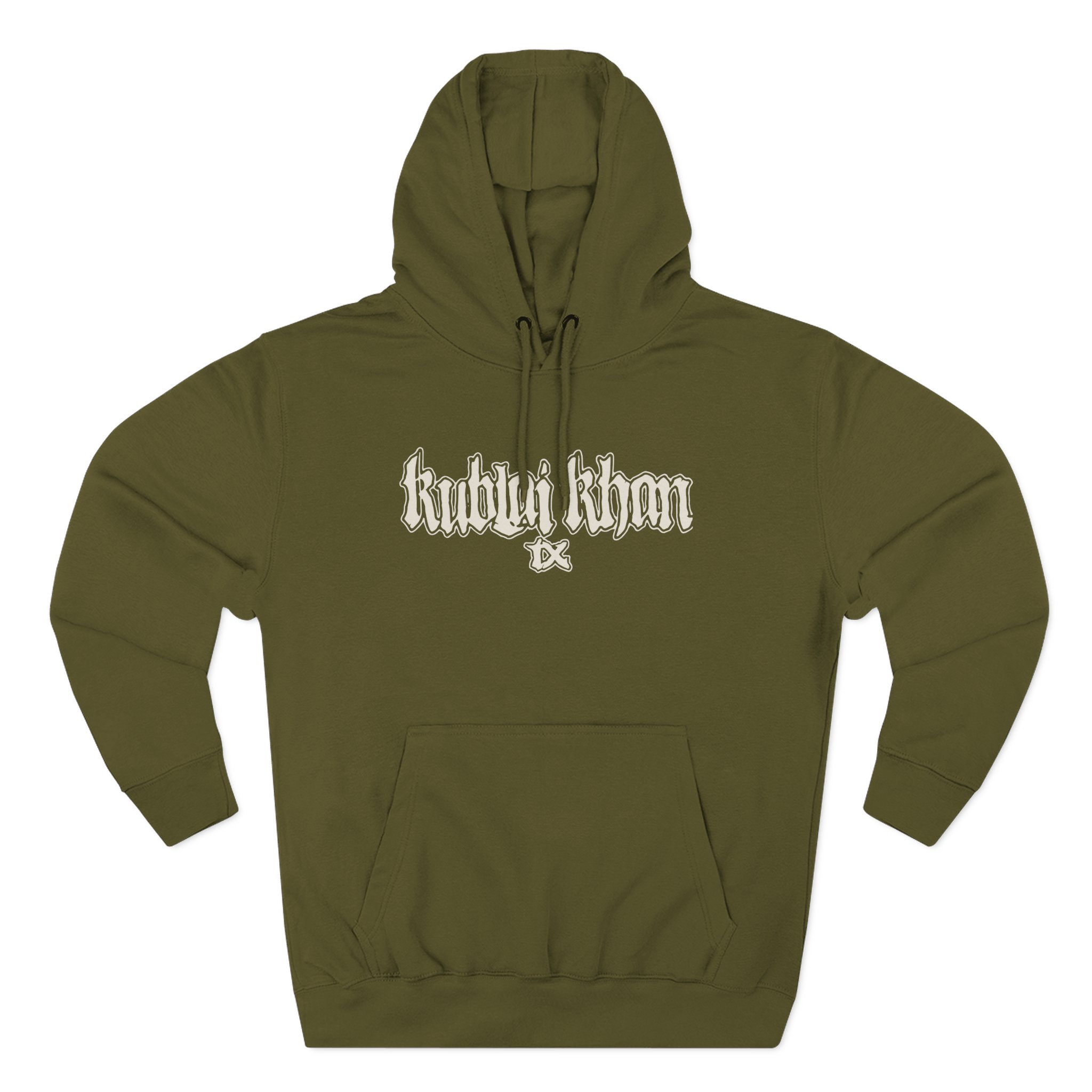 Kublai Khan - Less is More Three-Panel Fleece Hoodie