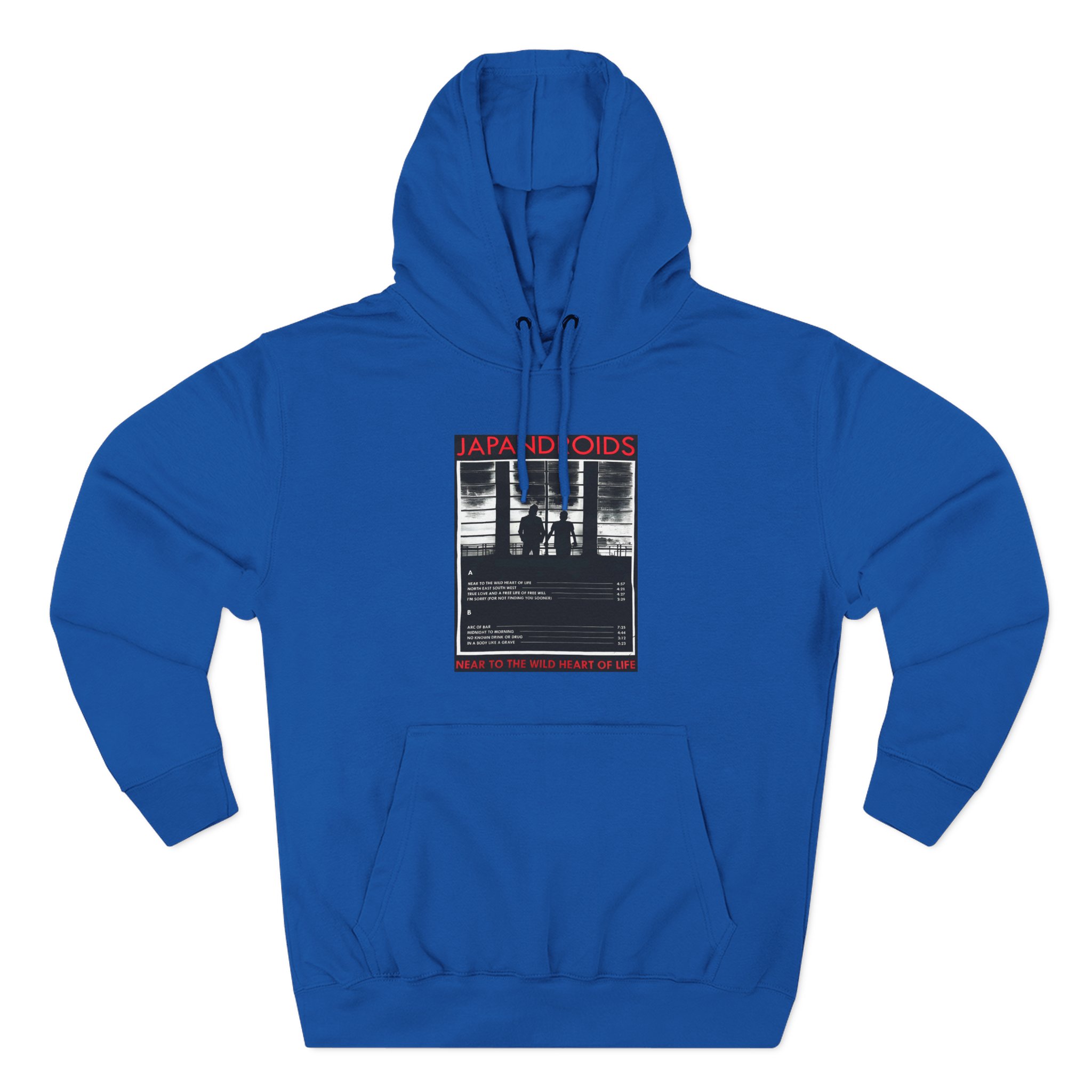 Japandroids Near to the Wild Heart of Life Three-Panel Fleece Hoodie