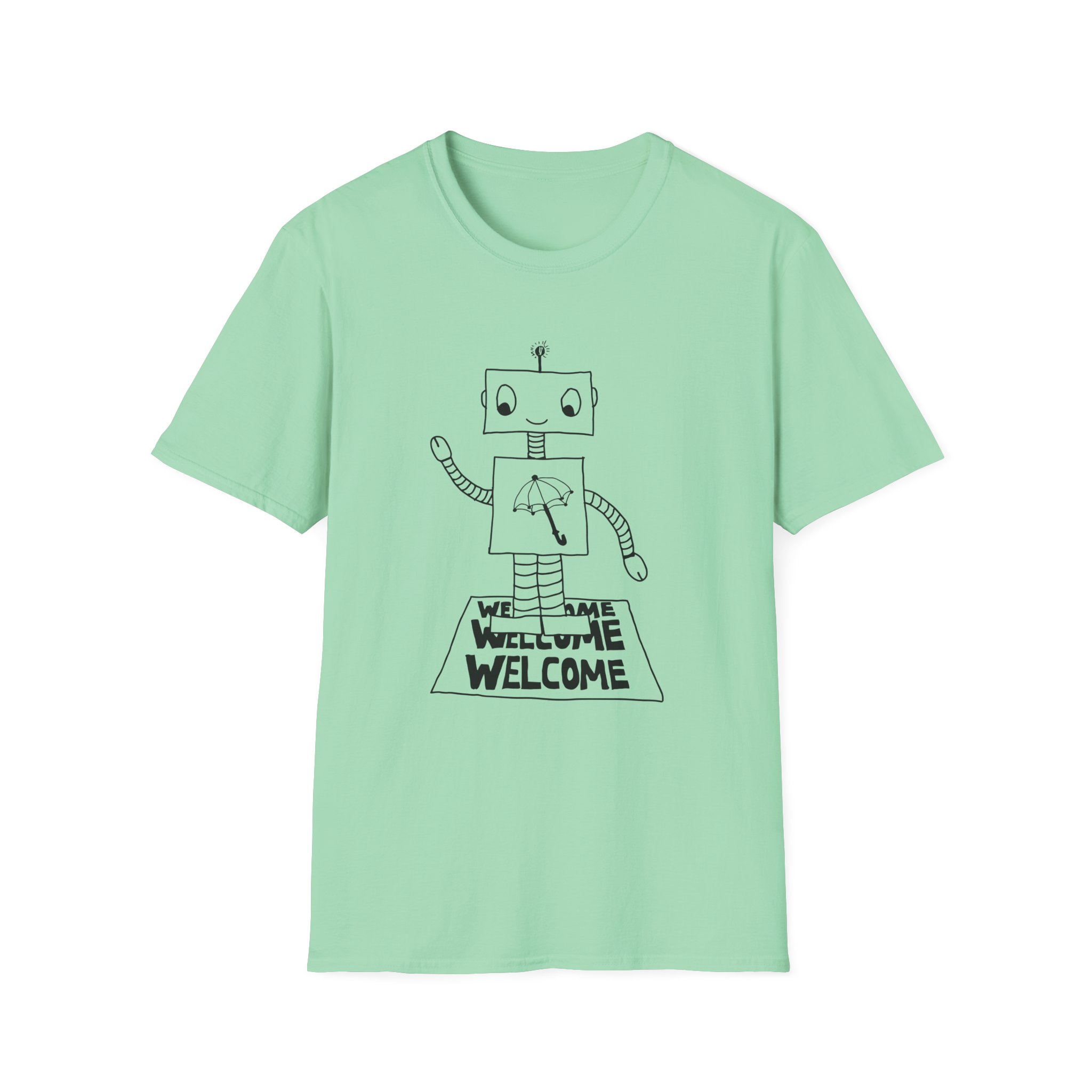 Armchair Expert Robot Unisex Softstyle T-Shirt