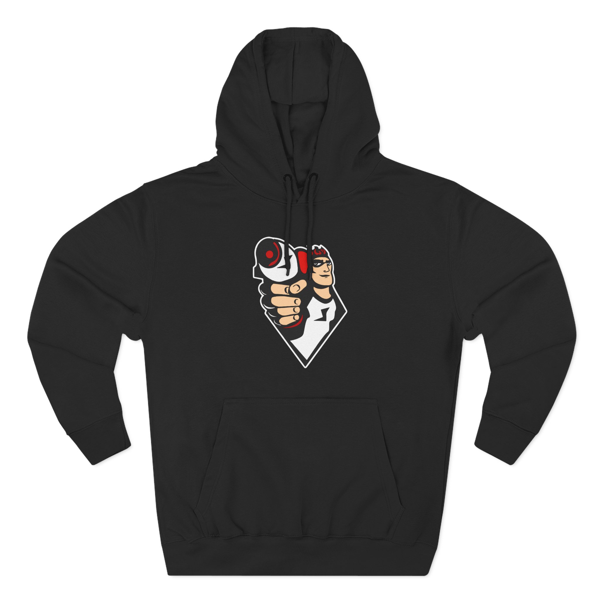 Lazarbeam Merch Three-Panel Fleece Hoodie