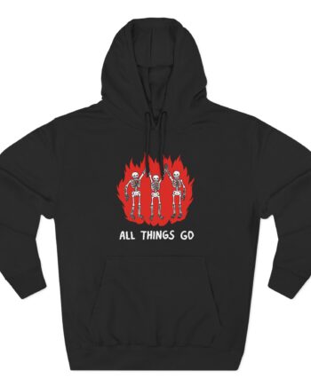 All Things Go Three-Panel Fleece Hoodie