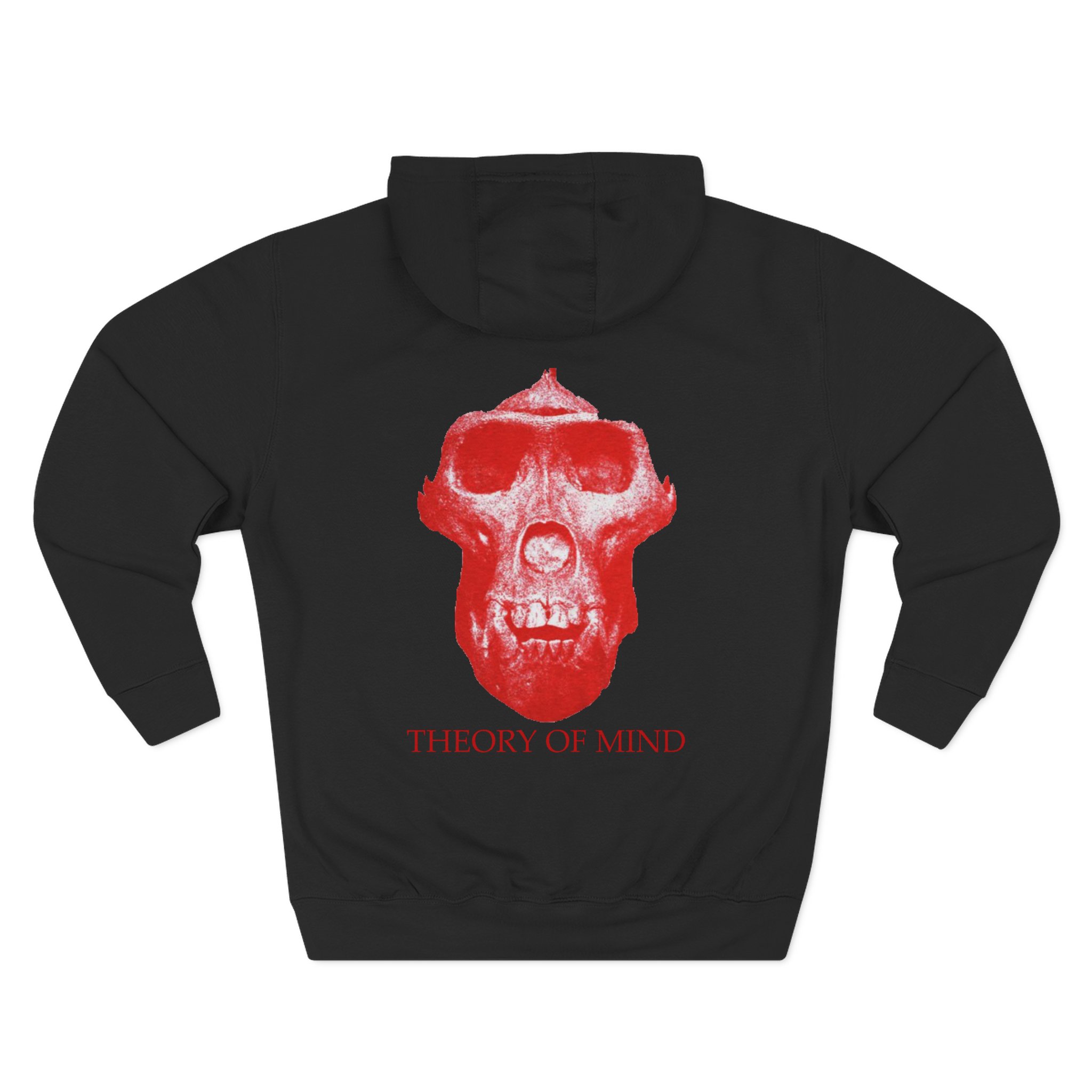 Kublai Khan - Monkey Skull Three-Panel Fleece Hoodie
