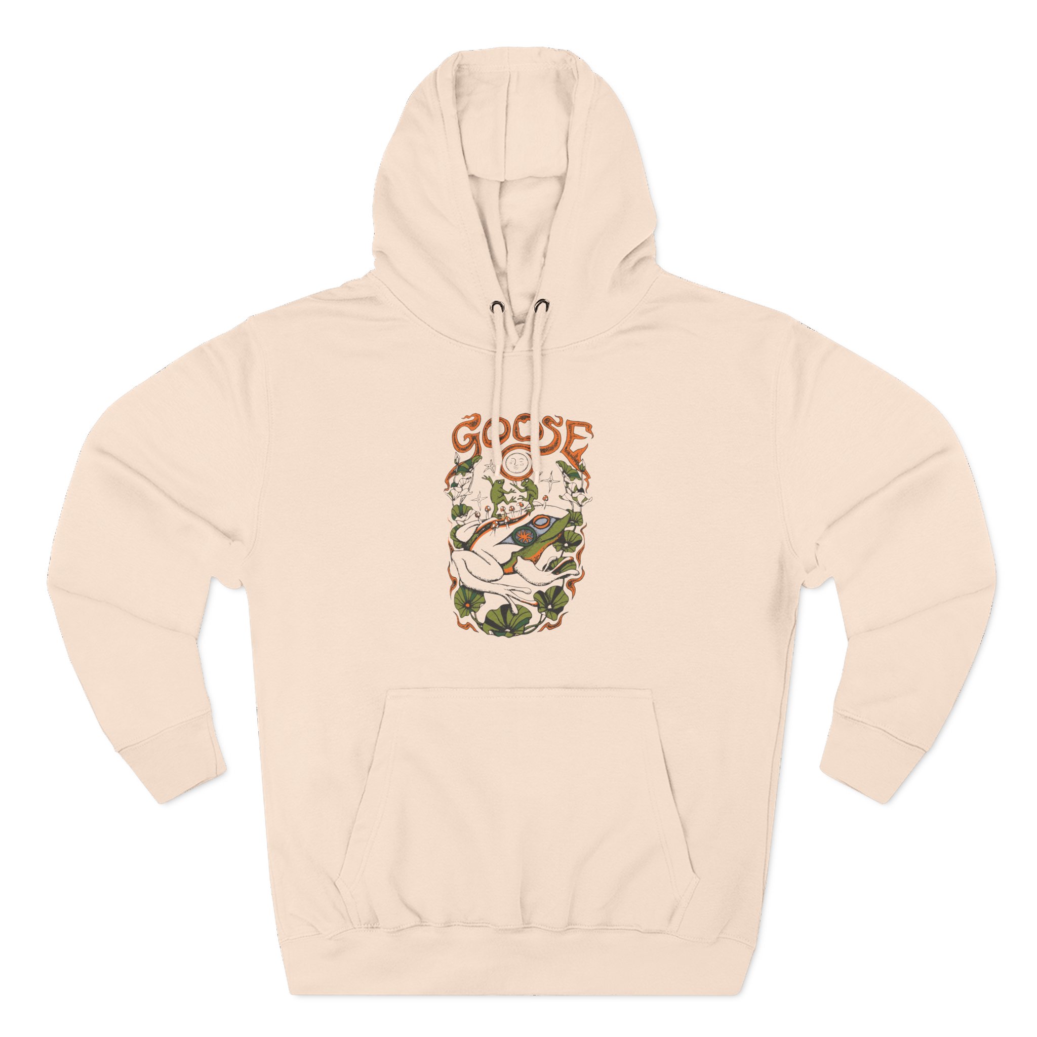 Goose Three-Panel Fleece Hoodie