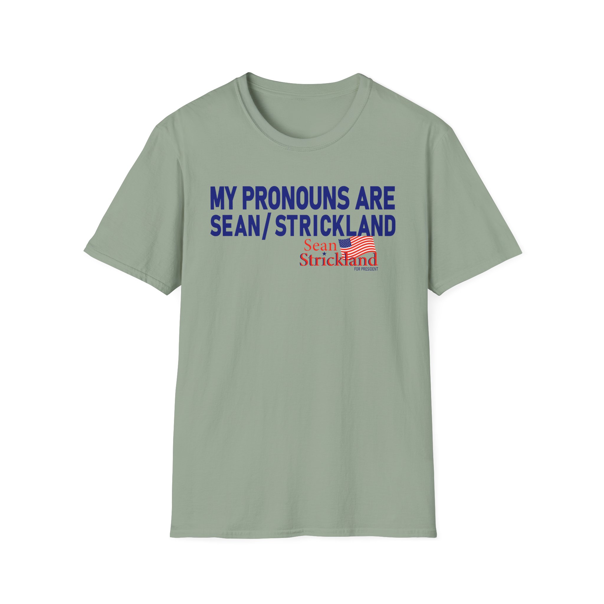 Sean Strickland My Pronouns Are Unisex Softstyle T-Shirt