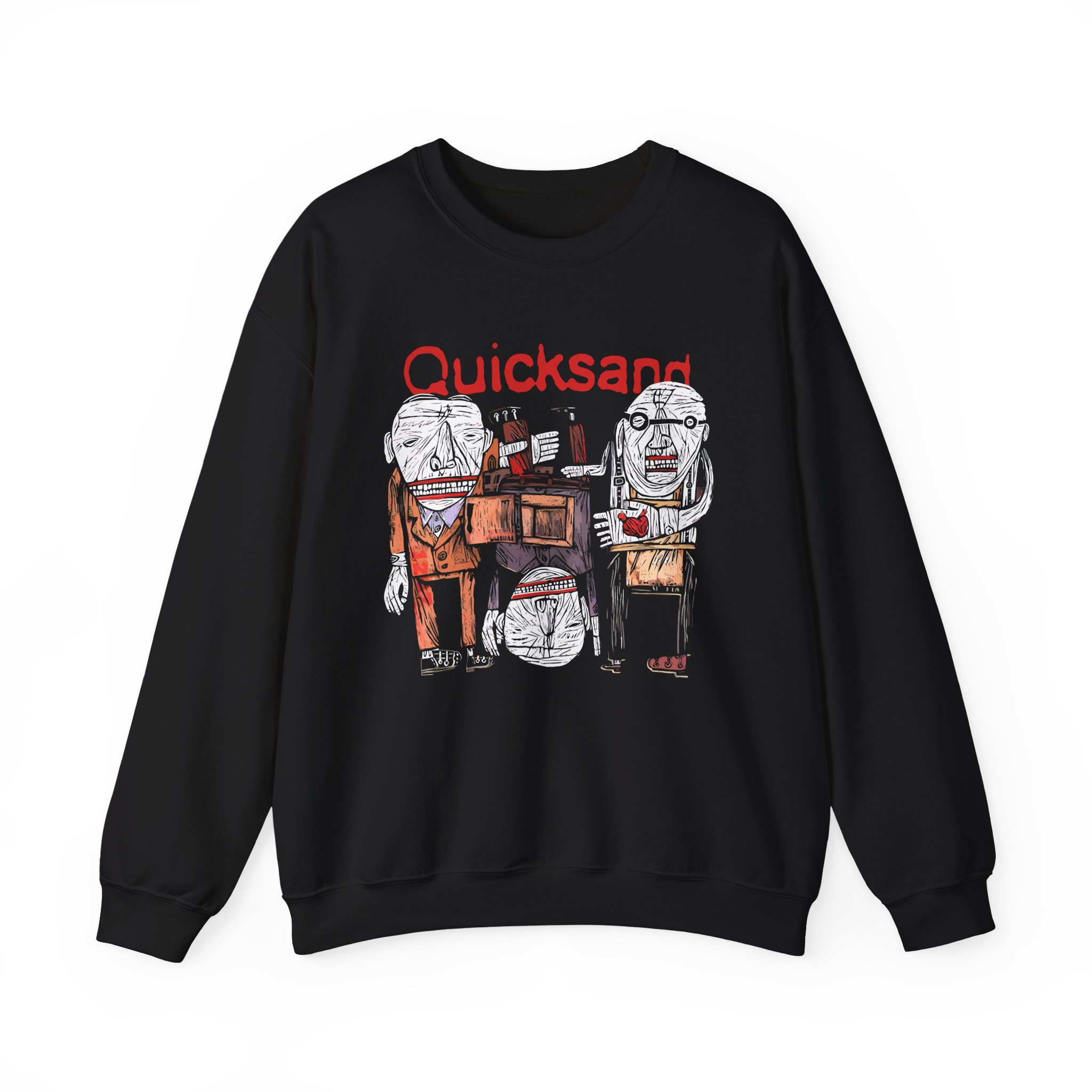 Quicksand Manic Compression Unisex Heavy Blendâ„¢ Crewneck Sweatshirt