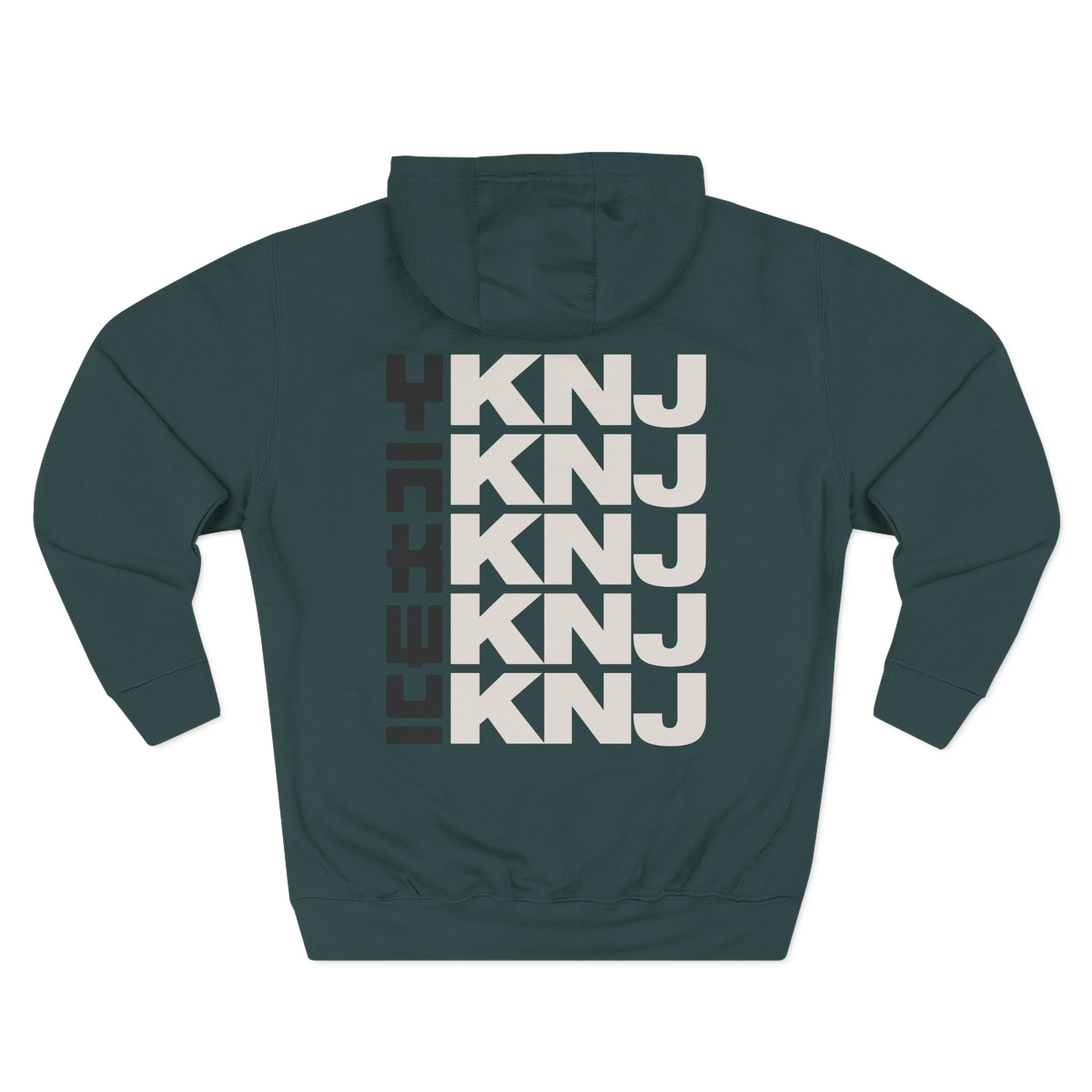 KNJ Three-Panel Fleece Hoodie