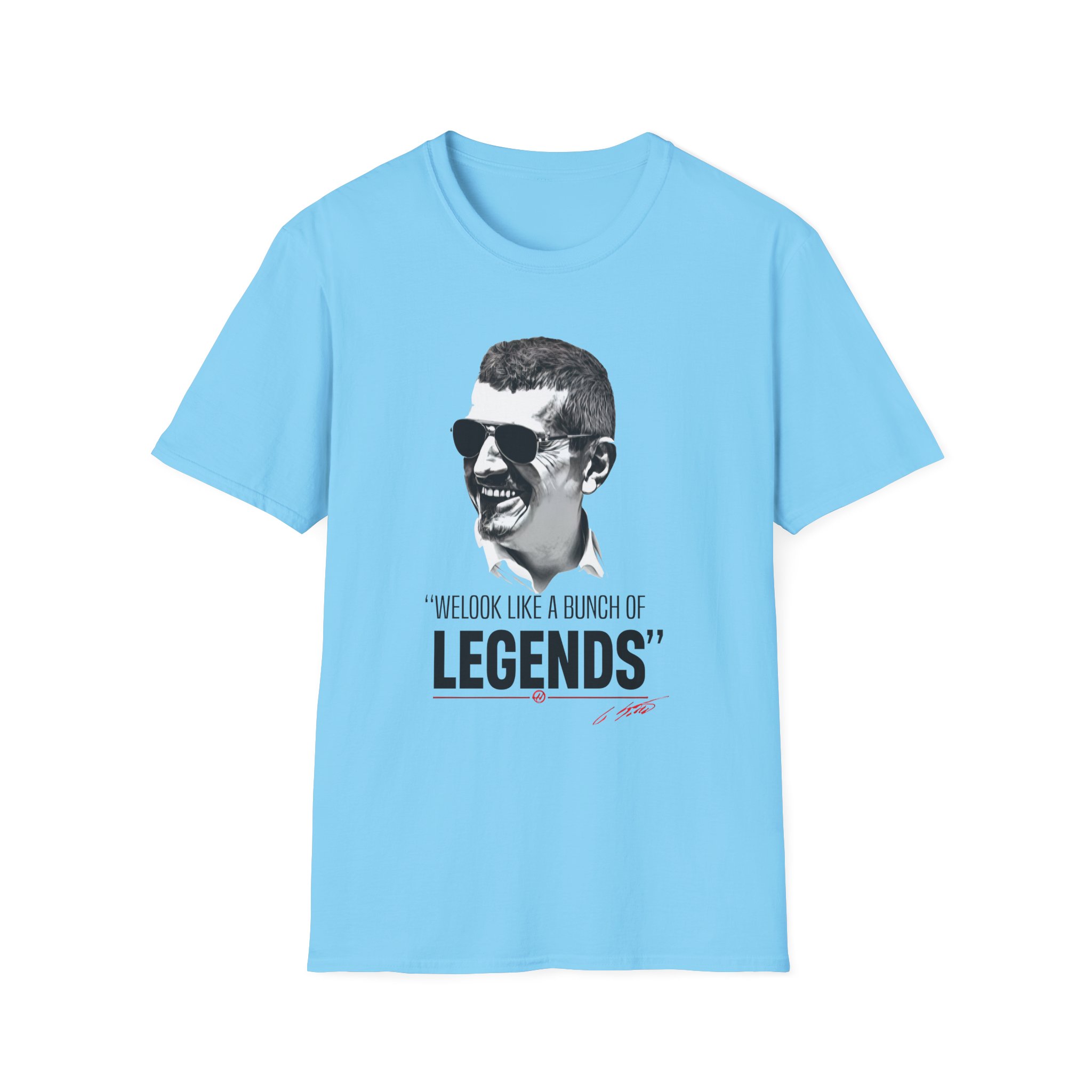 Haas F1 Guenther Steiner Legends Unisex Softstyle T-Shirt