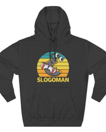 Slogoman Three-Panel Fleece Hoodie