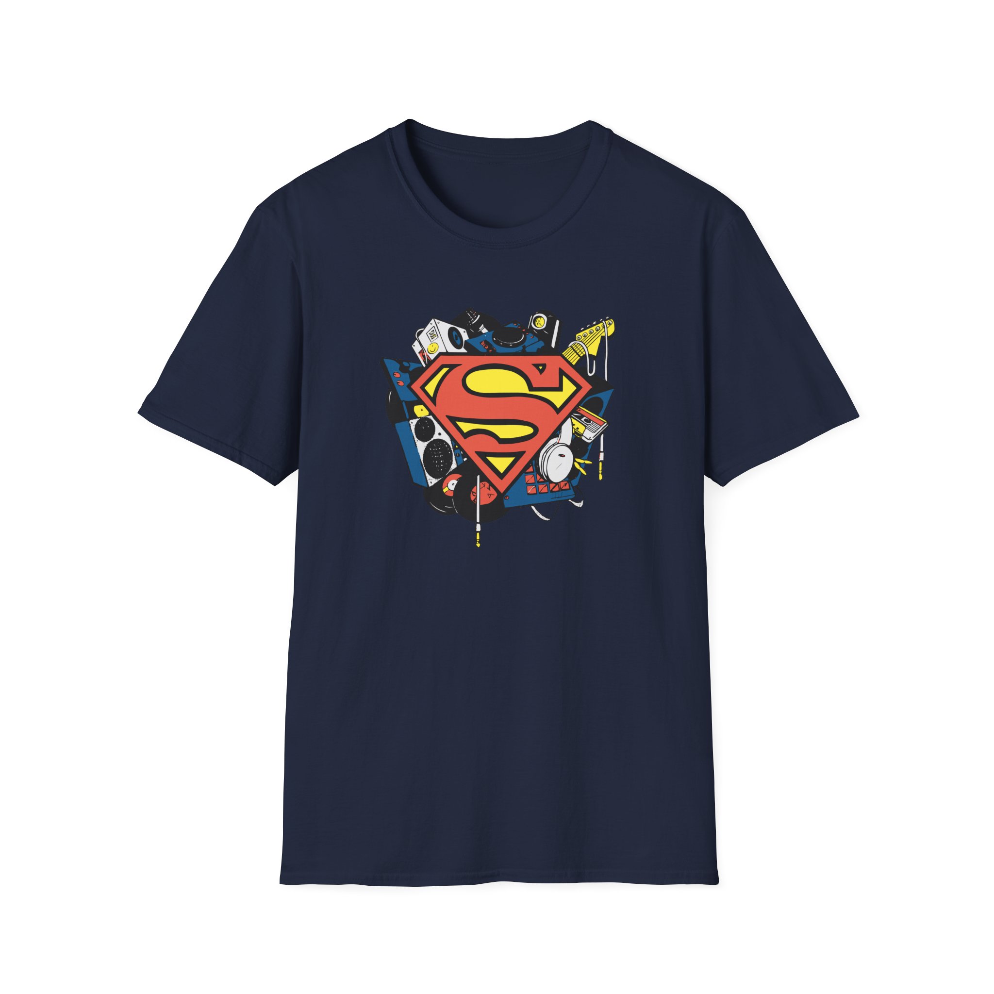 Kaskade X Superman Musician Unisex Softstyle T-Shirt