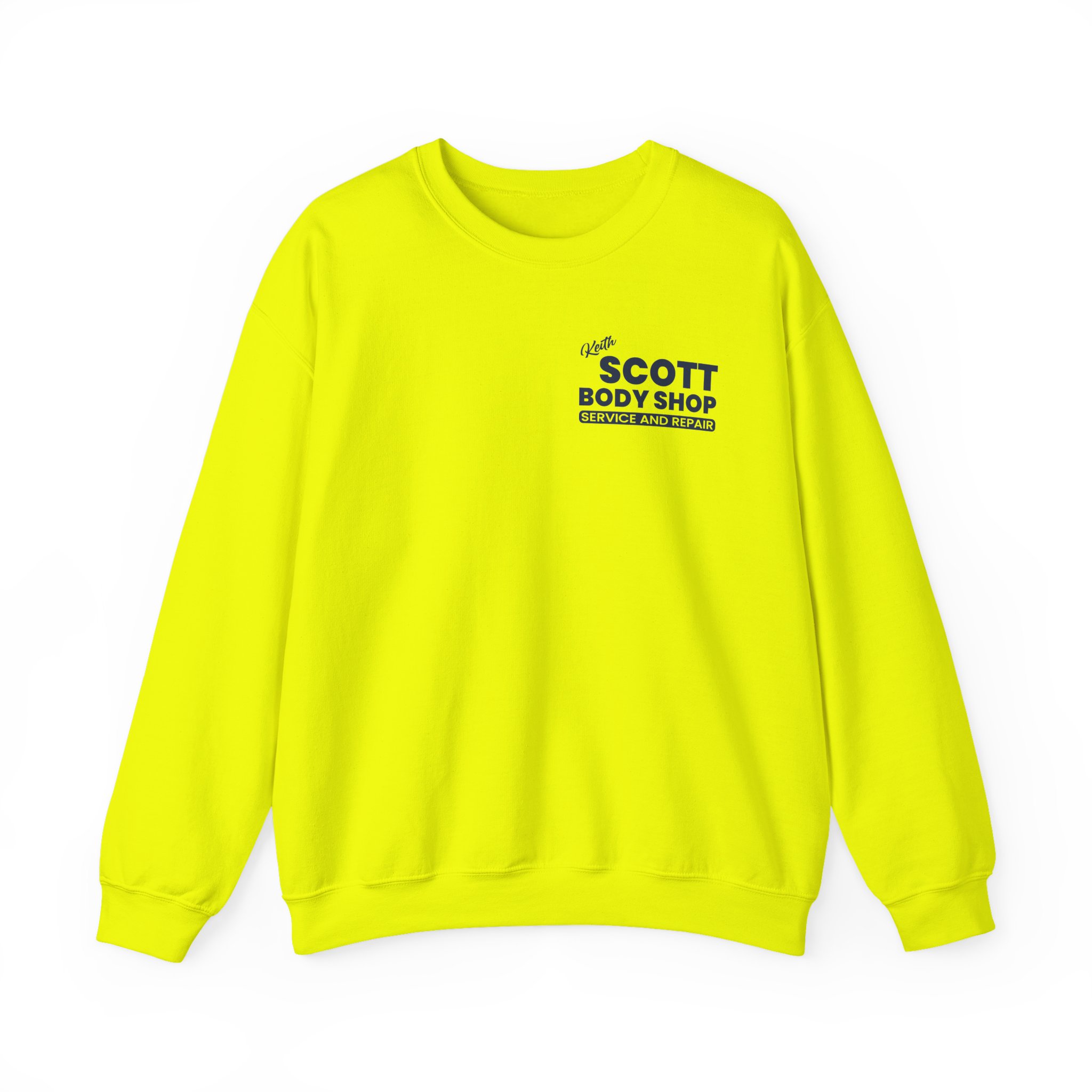 Keith Scott Body Shop One Tree Hill Unisex Heavy Blend Crewneck Sweatshirt