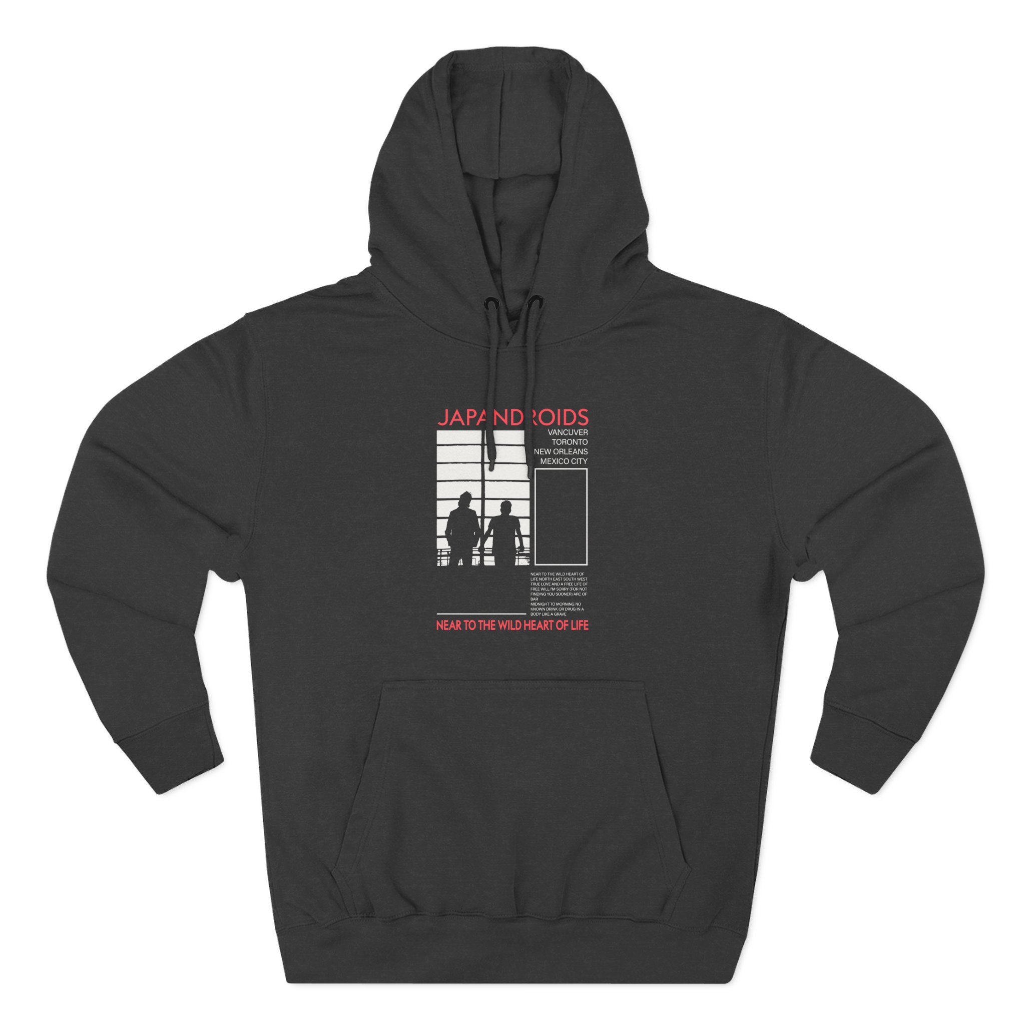 Japandroids Three-Panel Fleece Hoodie