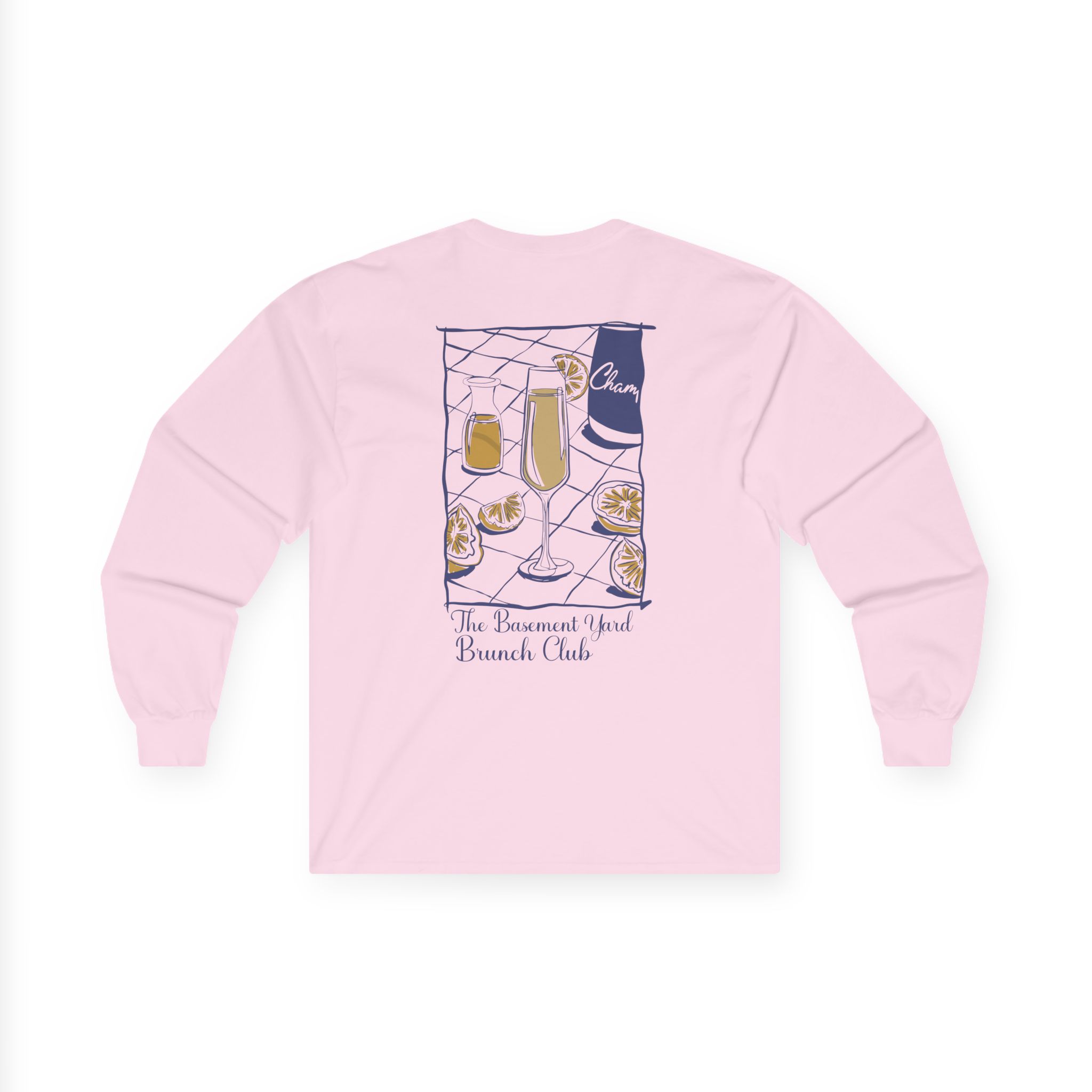 Basement Yard Mimosa Brunch Club Unisex Ultra Cotton Long Sleeve Tee