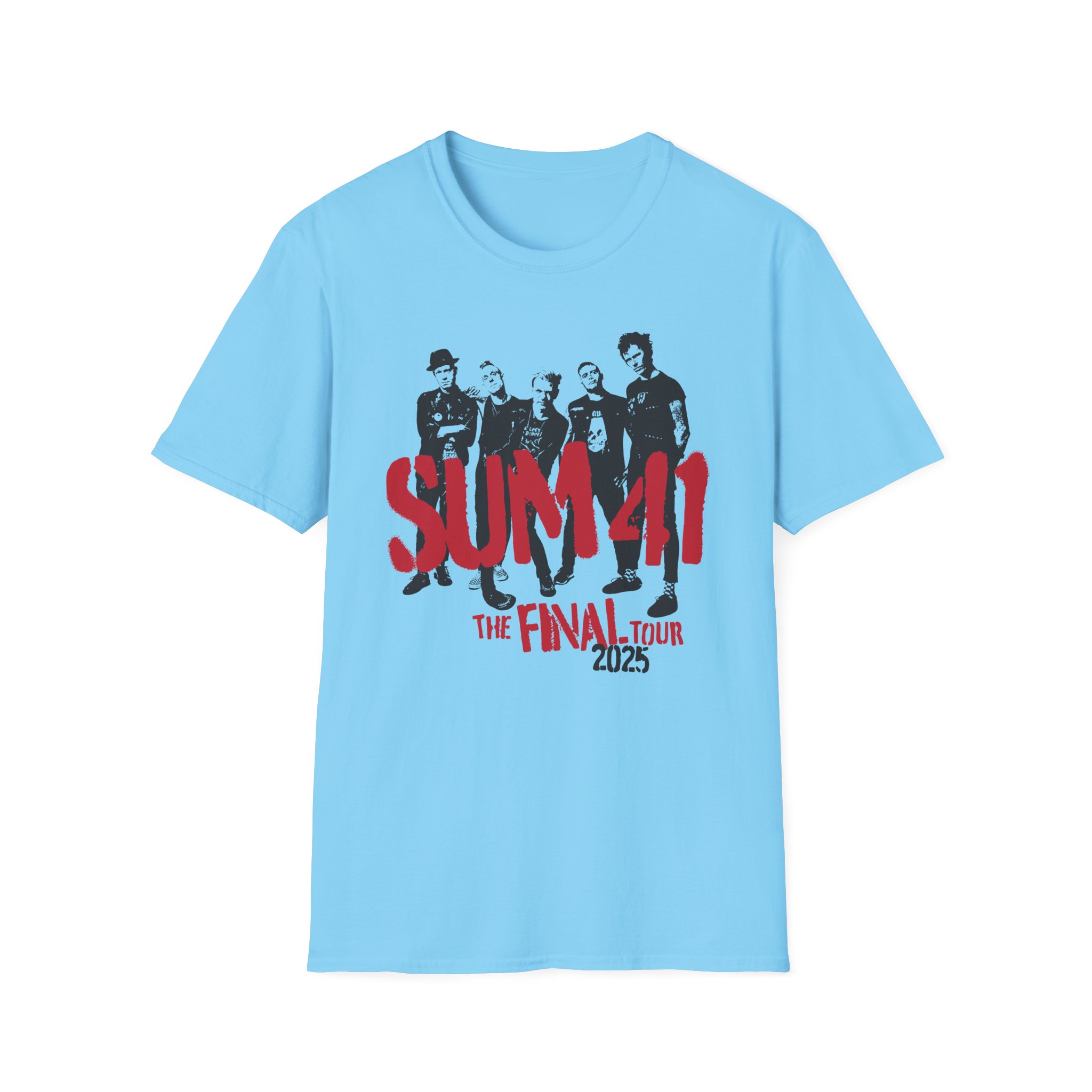 Sum 41 the Final Tour Unisex Softstyle T-Shirt
