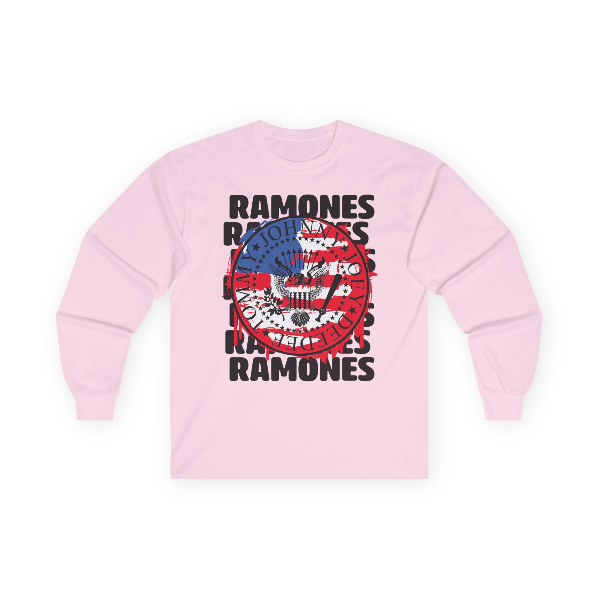 Ramones US Flag Unisex Ultra Cotton Long Sleeve Tee