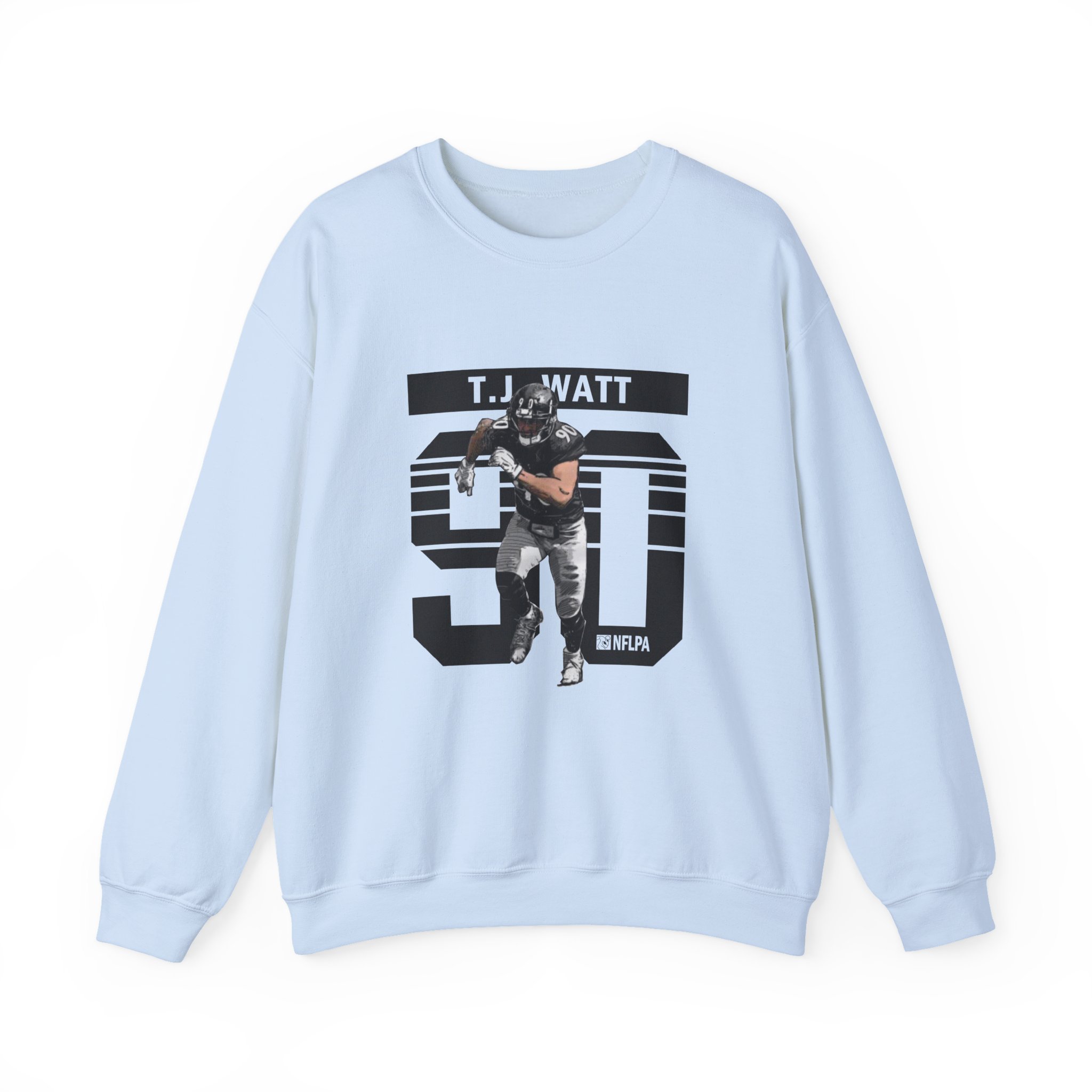 Tj Watt Grunge Unisex Heavy Blendâ„¢ Crewneck Sweatshirt