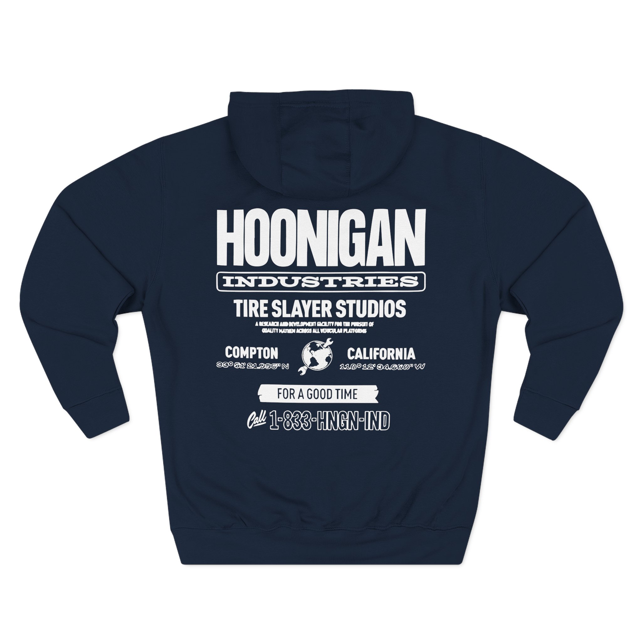 Ken Block Hoonigan Headquarters Three-Panel Fleece Hoodie