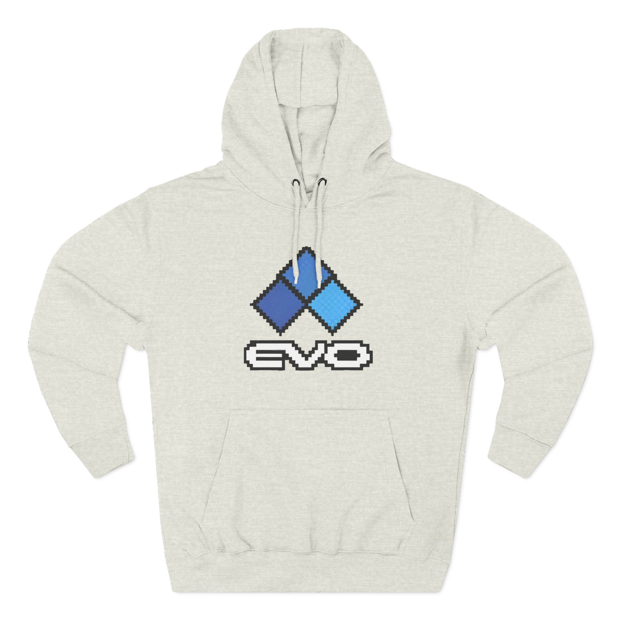 Evo 8 Bit Logo Returns Three-Panel Fleece Hoodie