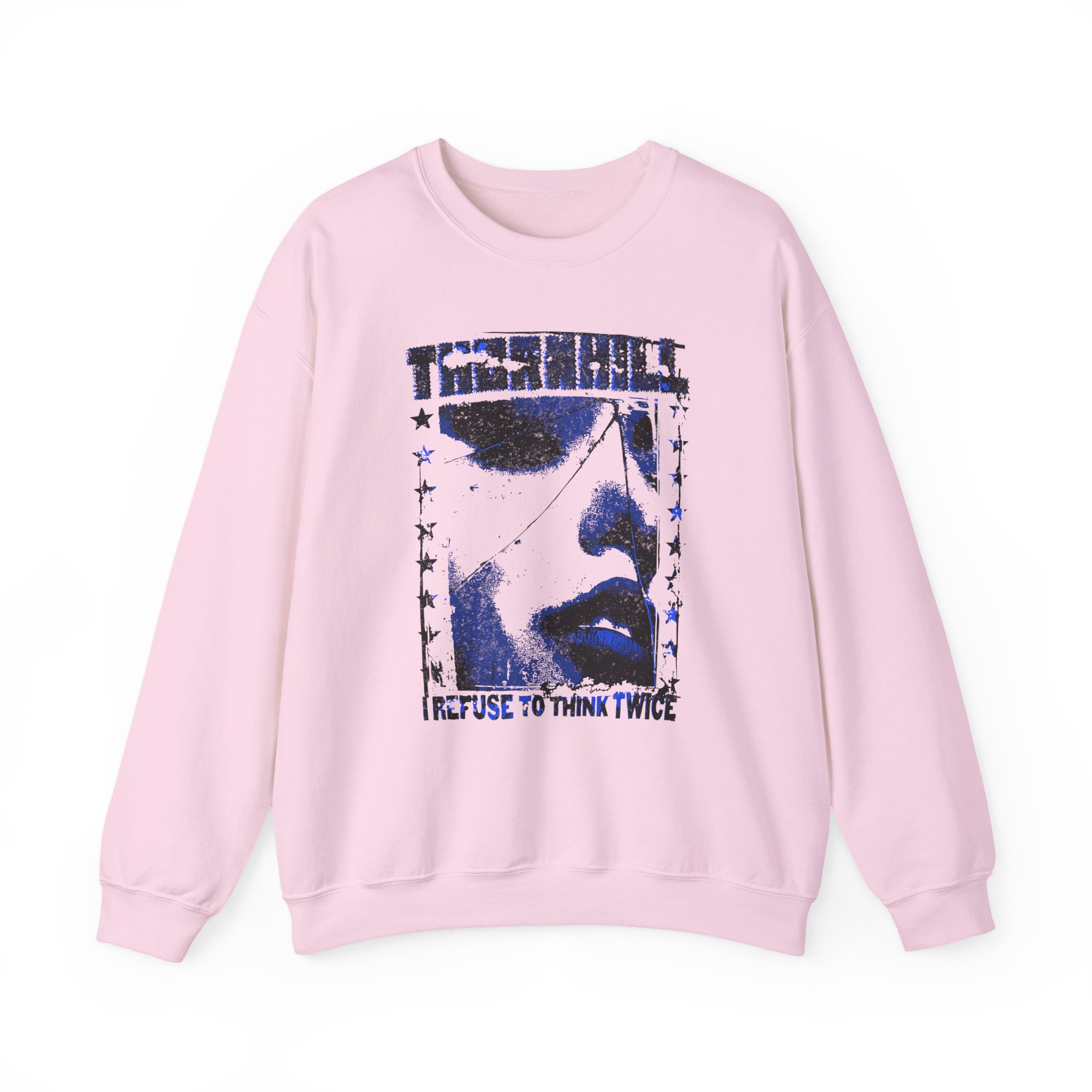 Thornhill Think Twice Sand Unisex Heavy Blendâ„¢ Crewneck Sweatshirt