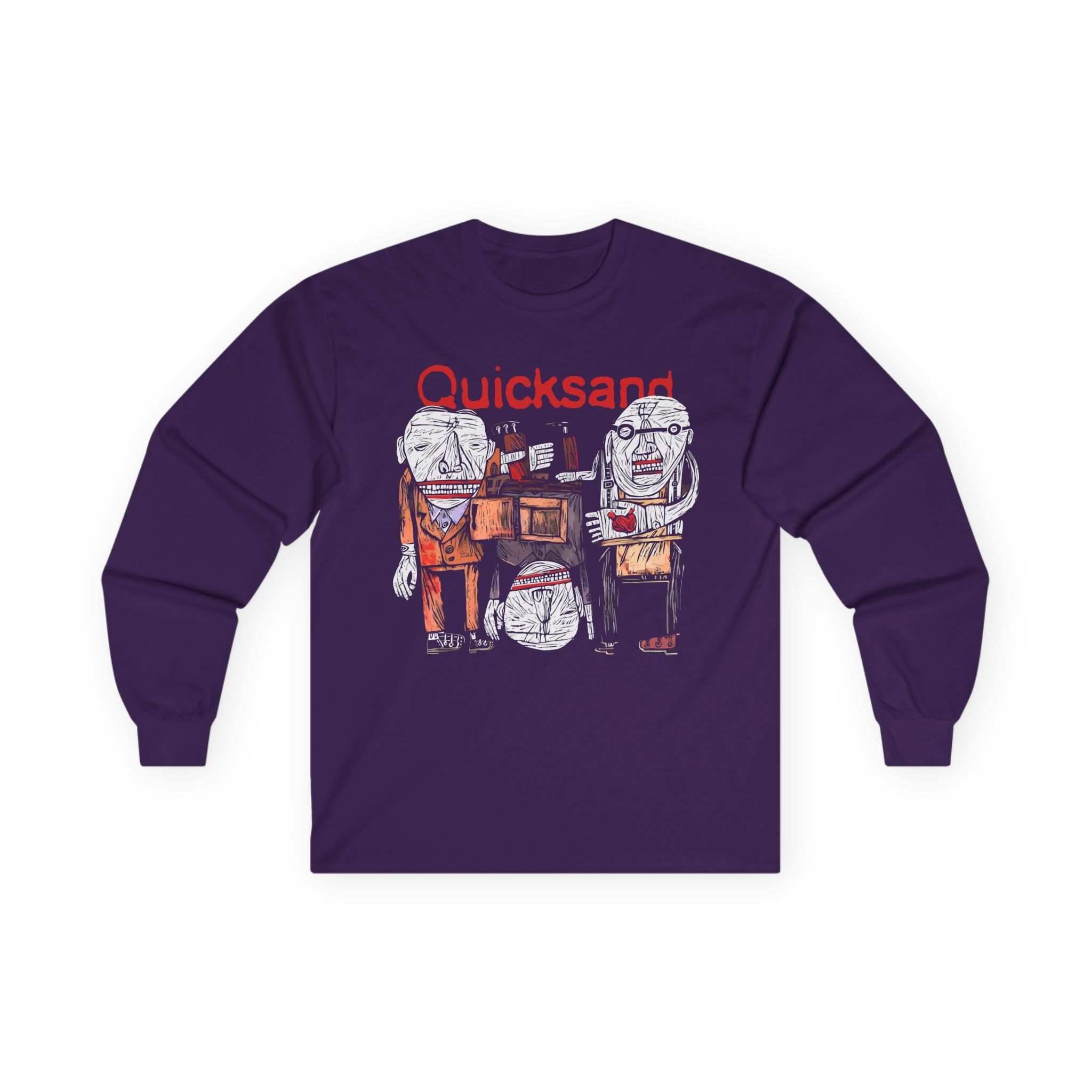 Quicksand Manic Compression Unisex Ultra Cotton Long Sleeve Tee