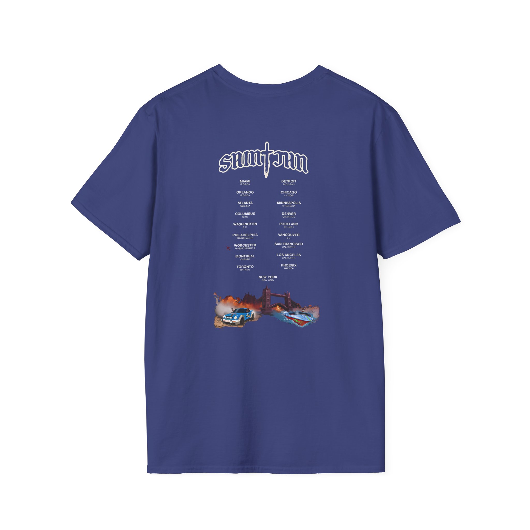Saint JhnIgnorant Forever World Tour Unisex Softstyle T-Shirt