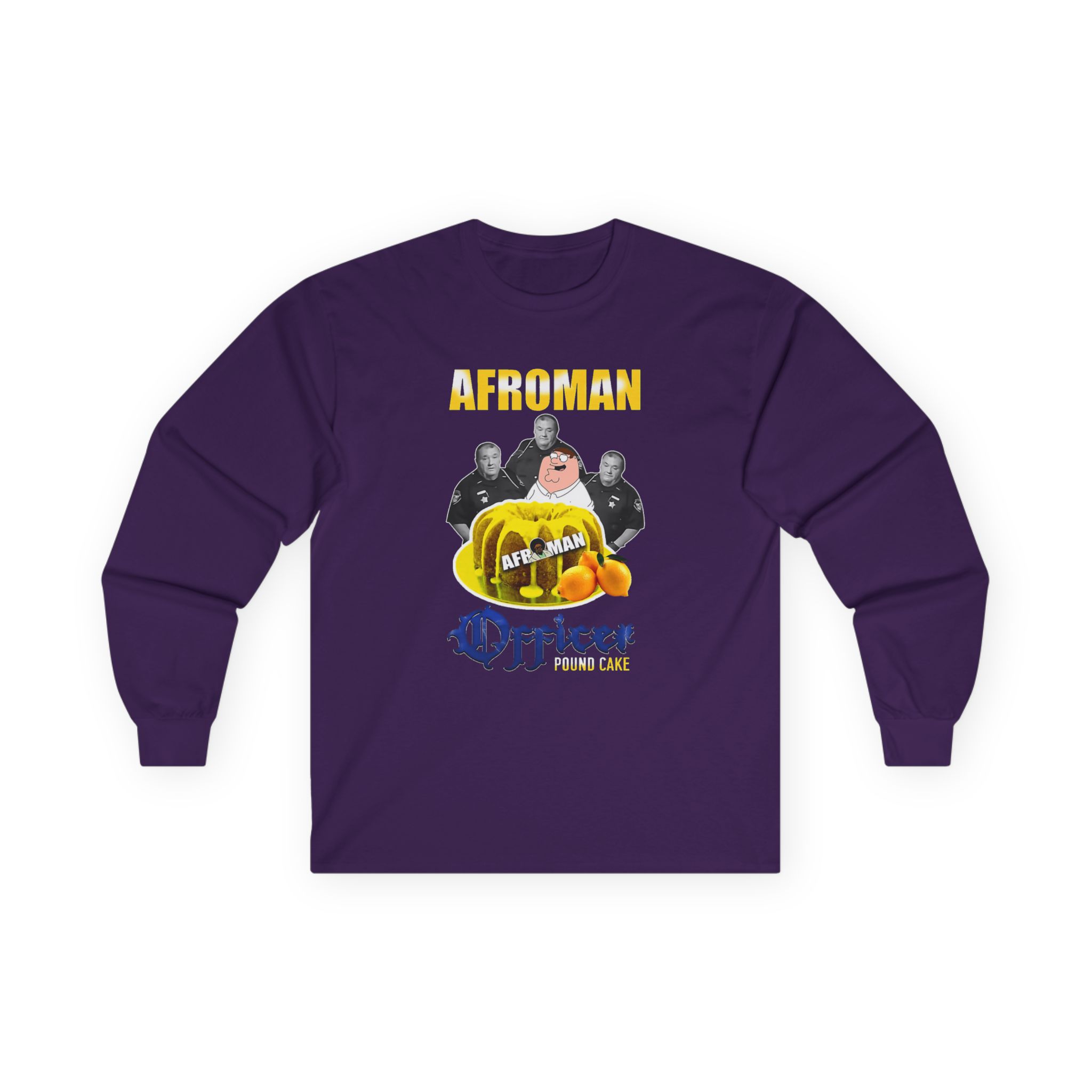 Afroman Lemon Pound Cake Unisex Ultra Cotton Long Sleeve Tee