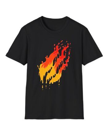 Preston Fire Drip Unisex Softstyle T-Shirt