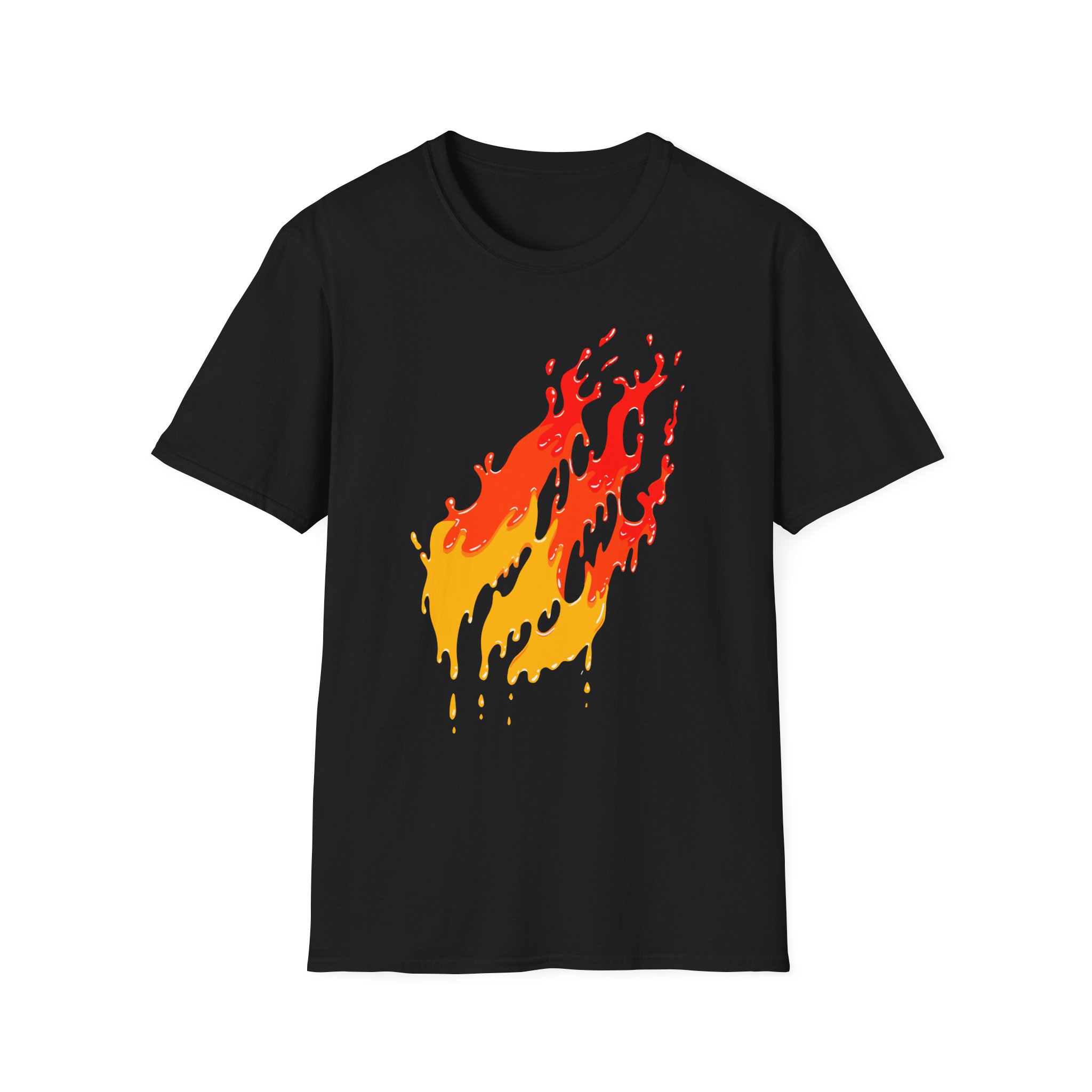 Preston Fire Drip Unisex Softstyle T-Shirt