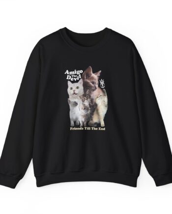 Amigo the Devil  Too Many Puppies Unisex Heavy Blend™ Crewneck Sweatshirt