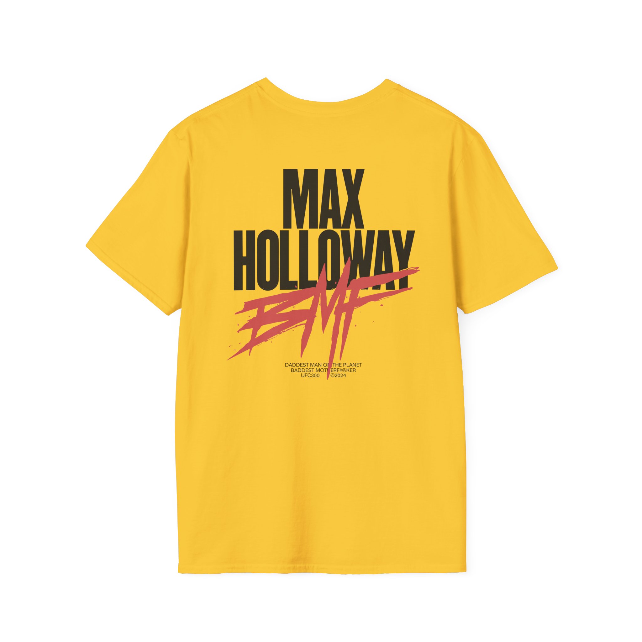 Max Holloway Dmp/bmf Unisex Softstyle T-Shirt