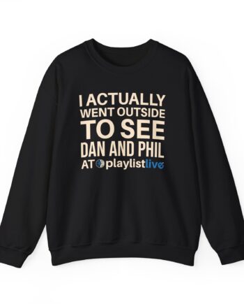 Dan and Phil Actually Went Outside to See Dan and Phil at Playlist Live Unisex Heavy Blend™ Crewneck Sweatshirt
