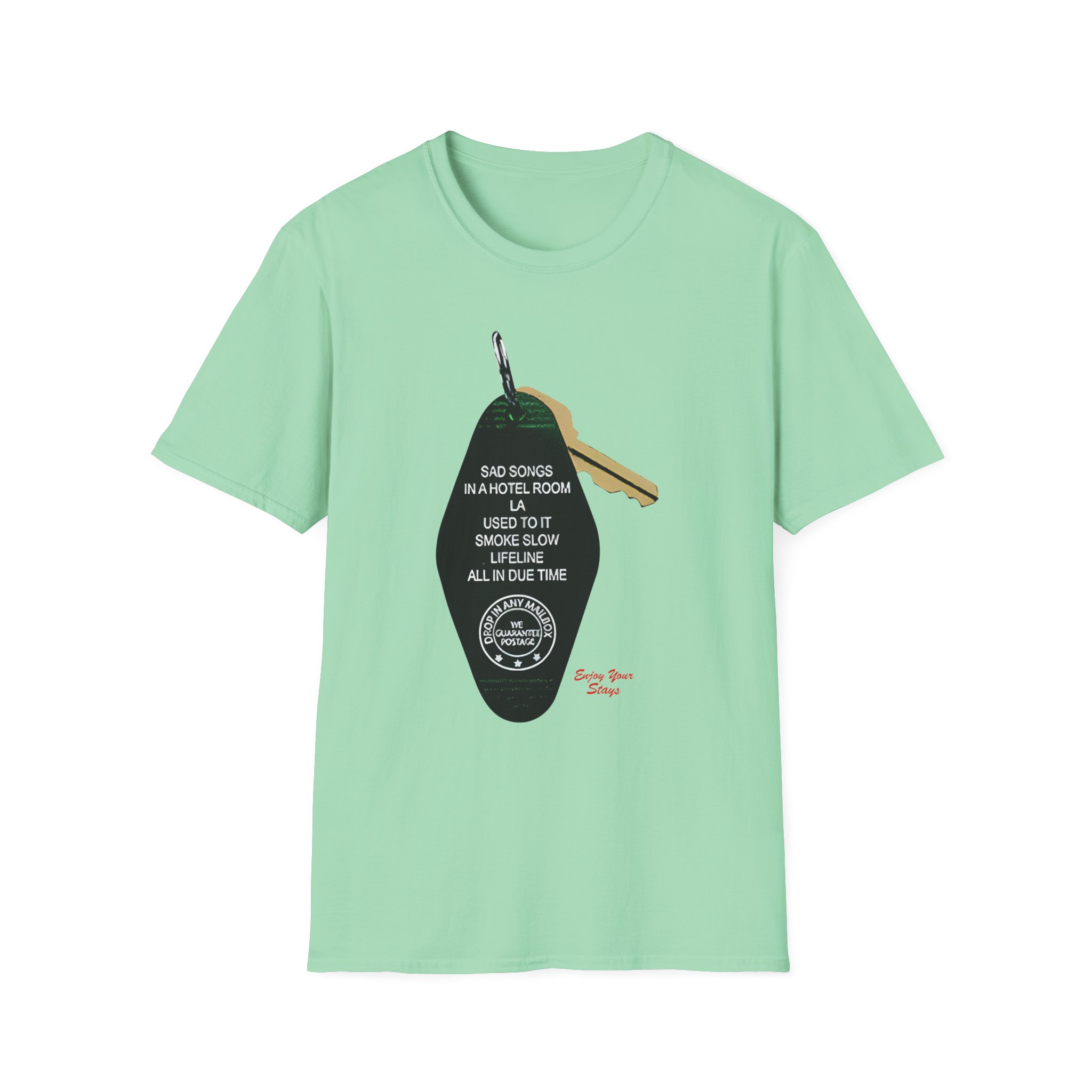 Joshua Bassett Hotel Room Key Unisex Softstyle T-Shirt