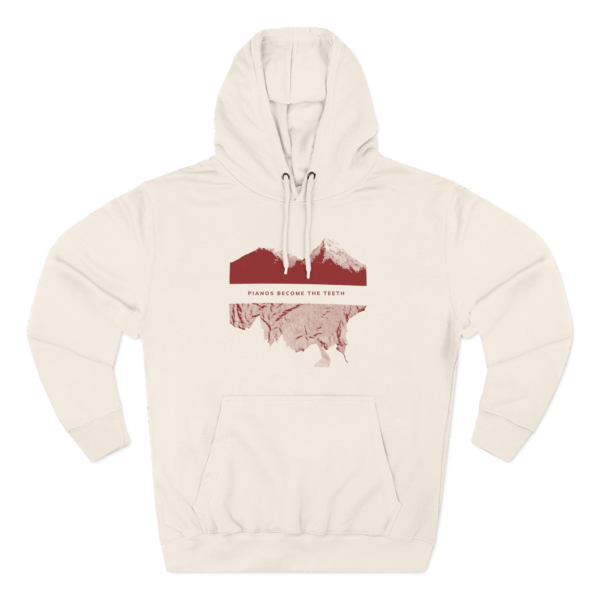 Pianos Become the Teeth Mountains Three-Panel Fleece Hoodie