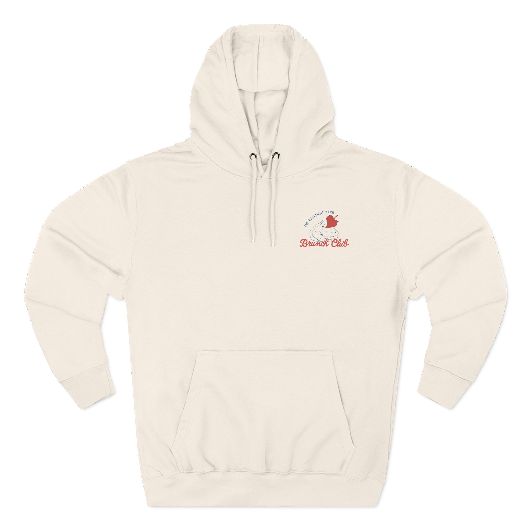 Basement Yard Brunch Club Diner Three-Panel Fleece Hoodie