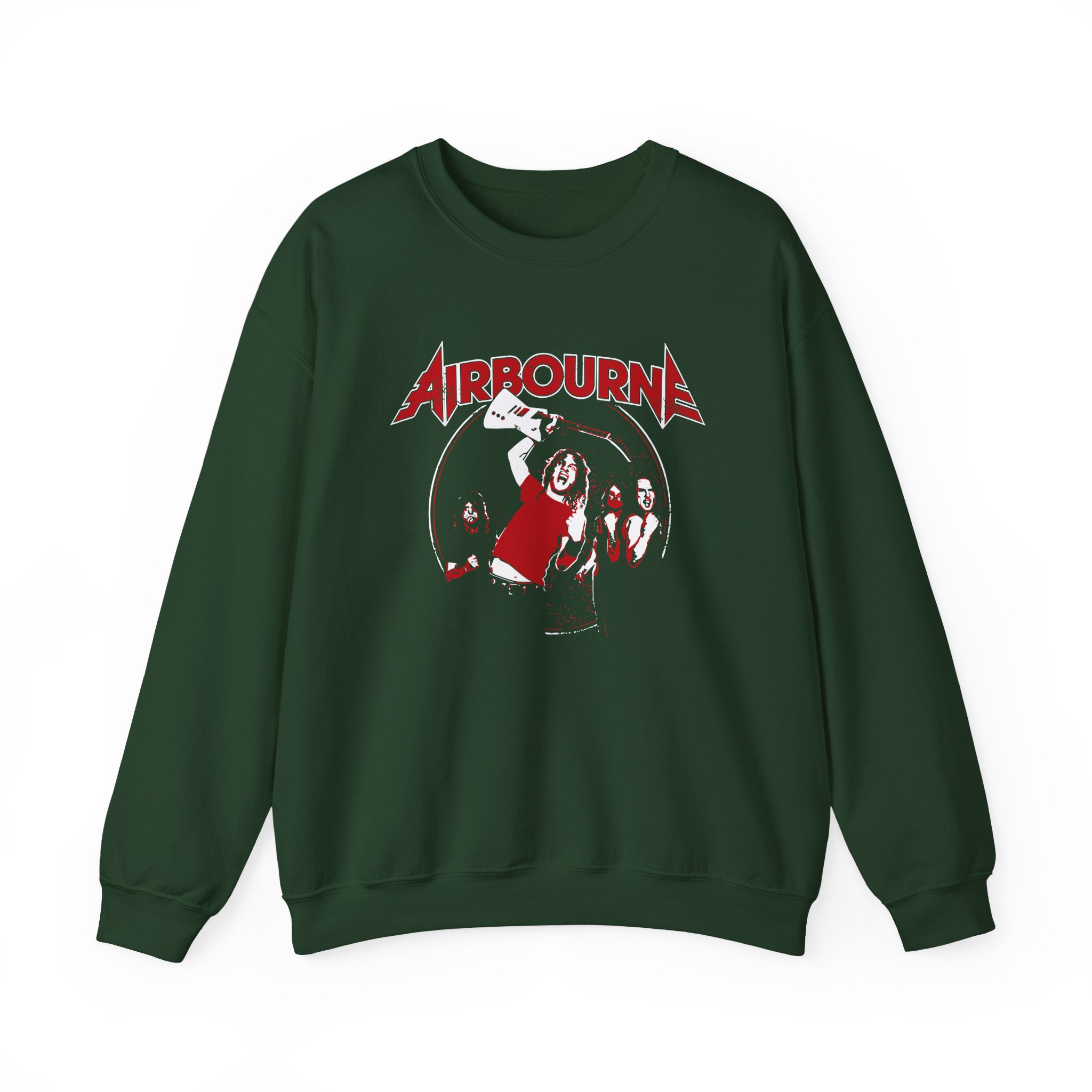 Airbourne Fist Pumping Unisex Heavy Blendâ„¢ Crewneck Sweatshirt