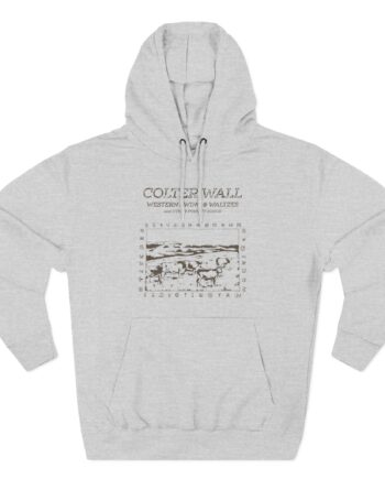 Colter Wall Western Swing & Waltzes Three-Panel Fleece Hoodie
