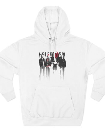 Halestorm X I Prevail Can U See Me in the Dark Three-Panel Fleece Hoodie