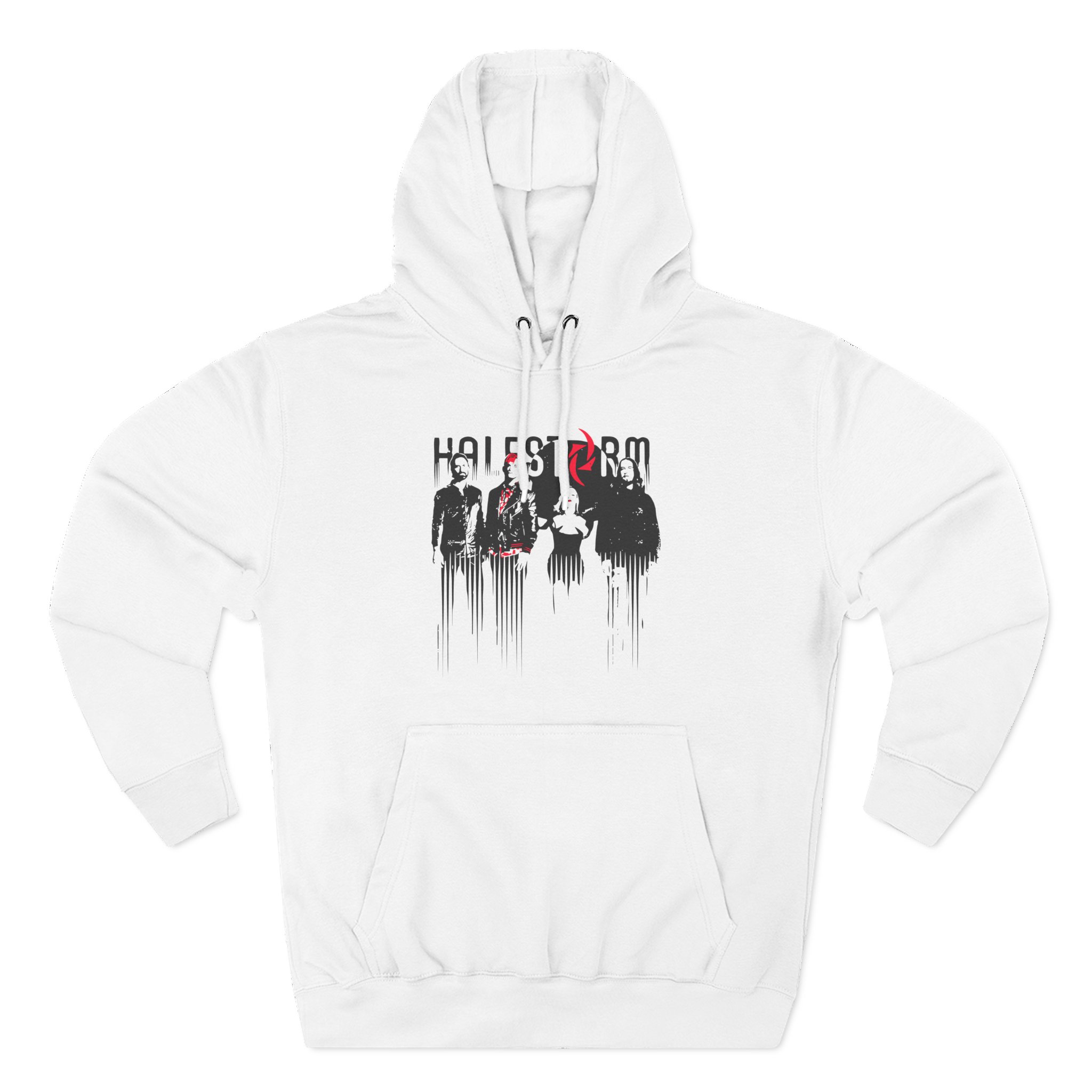 Halestorm X I Prevail Can U See Me in the Dark Three-Panel Fleece Hoodie
