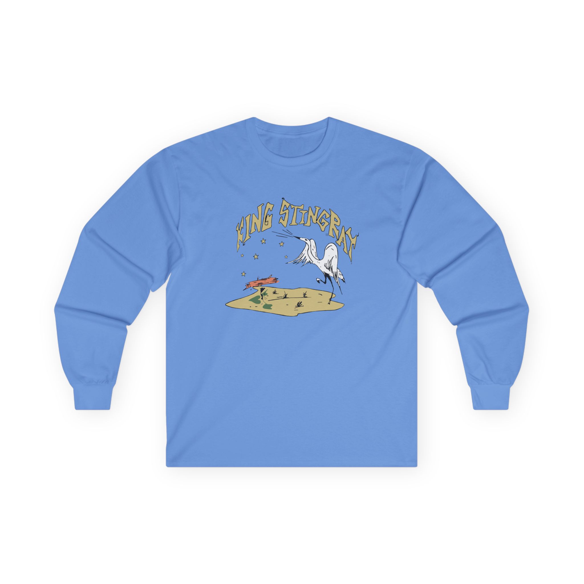 King Stingray Ivory Bird Unisex Ultra Cotton Long Sleeve Tee