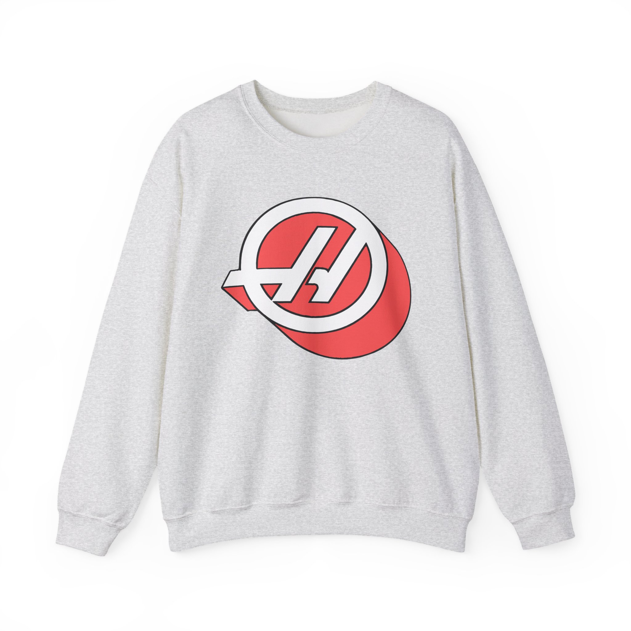 Haas F1 3d Roundel Unisex Heavy Blendâ„¢ Crewneck Sweatshirt