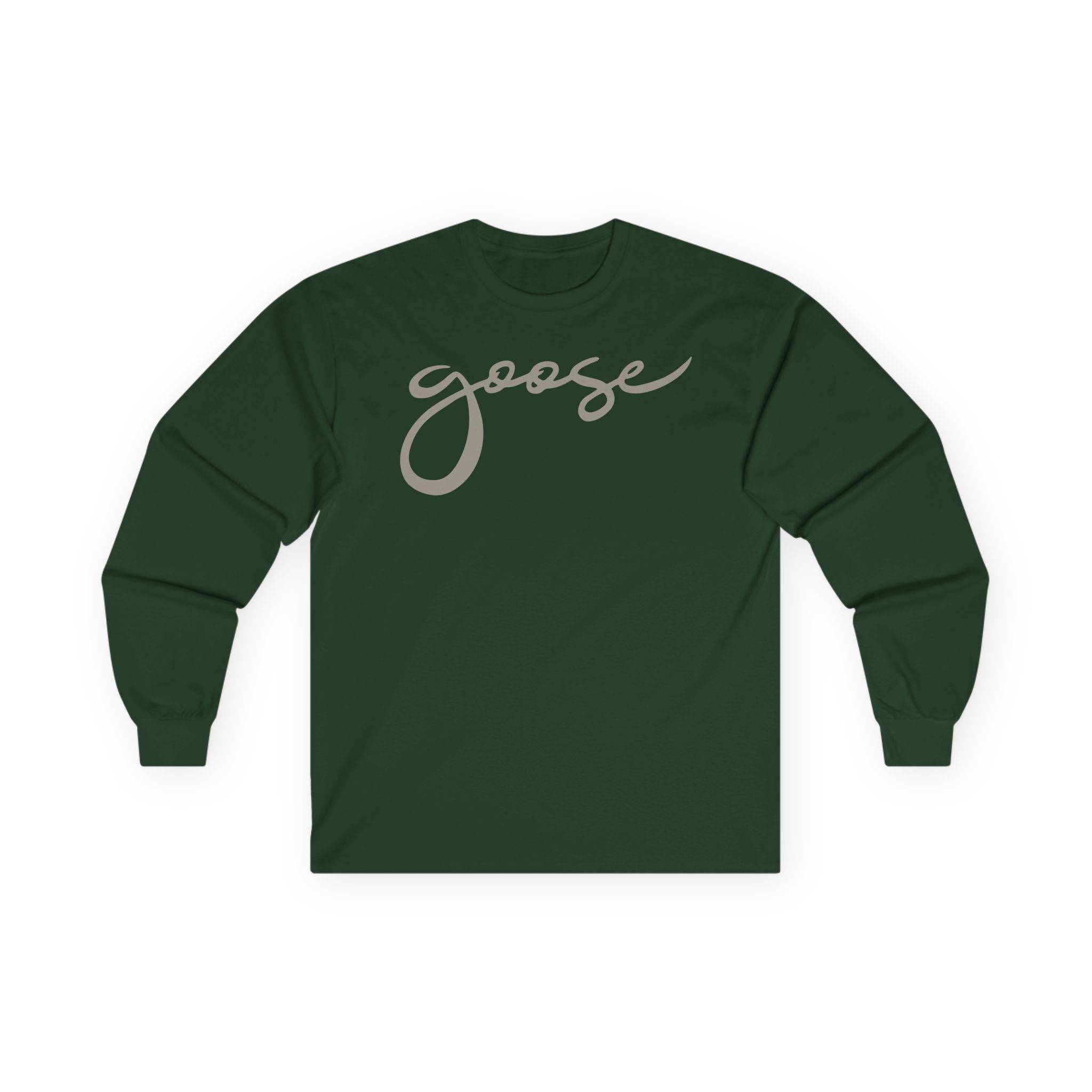 Goose Logo Unisex Ultra Cotton Long Sleeve Tee