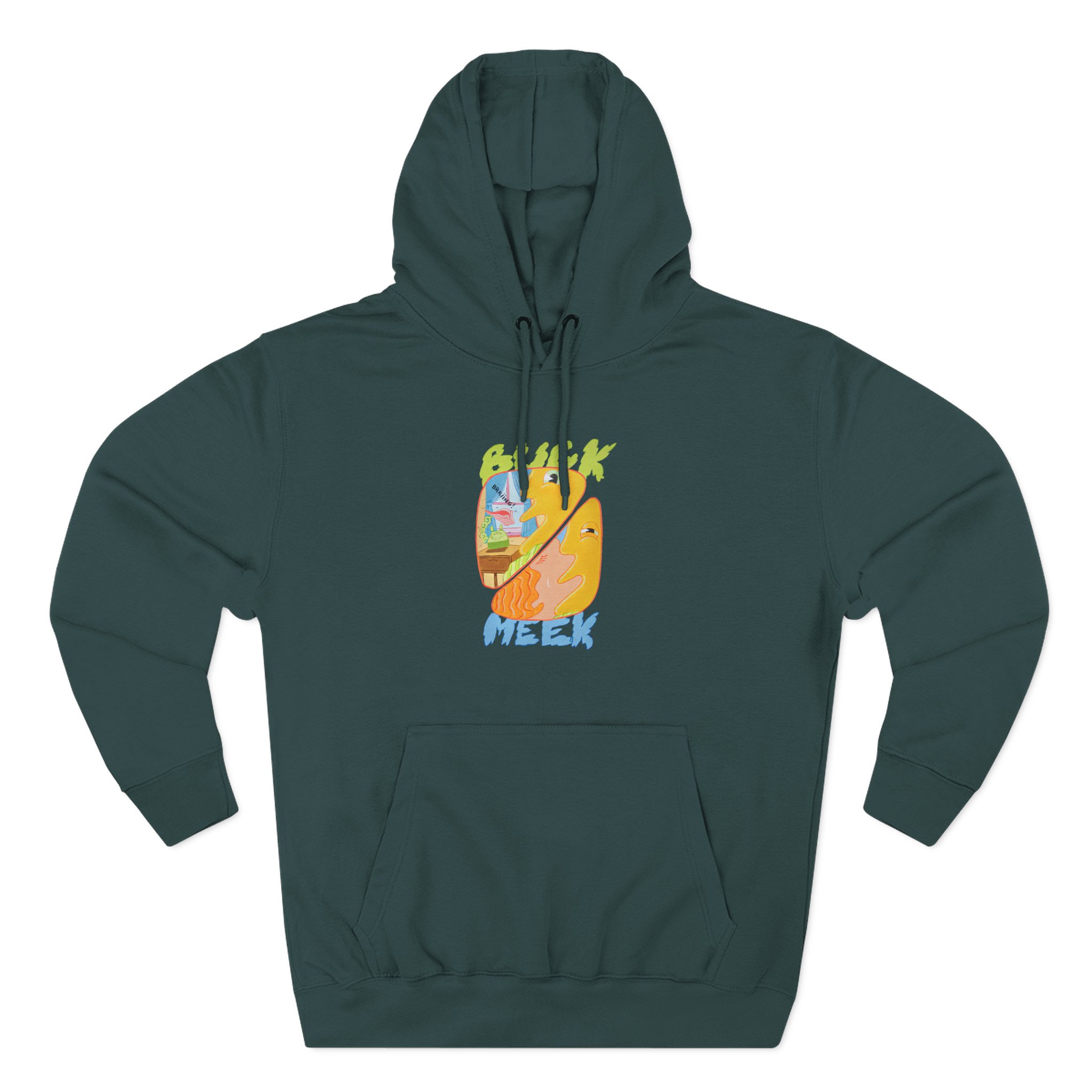 Adrianne Lenker Buck Meek Ringing Shell Three-panel Fleece Hoodie