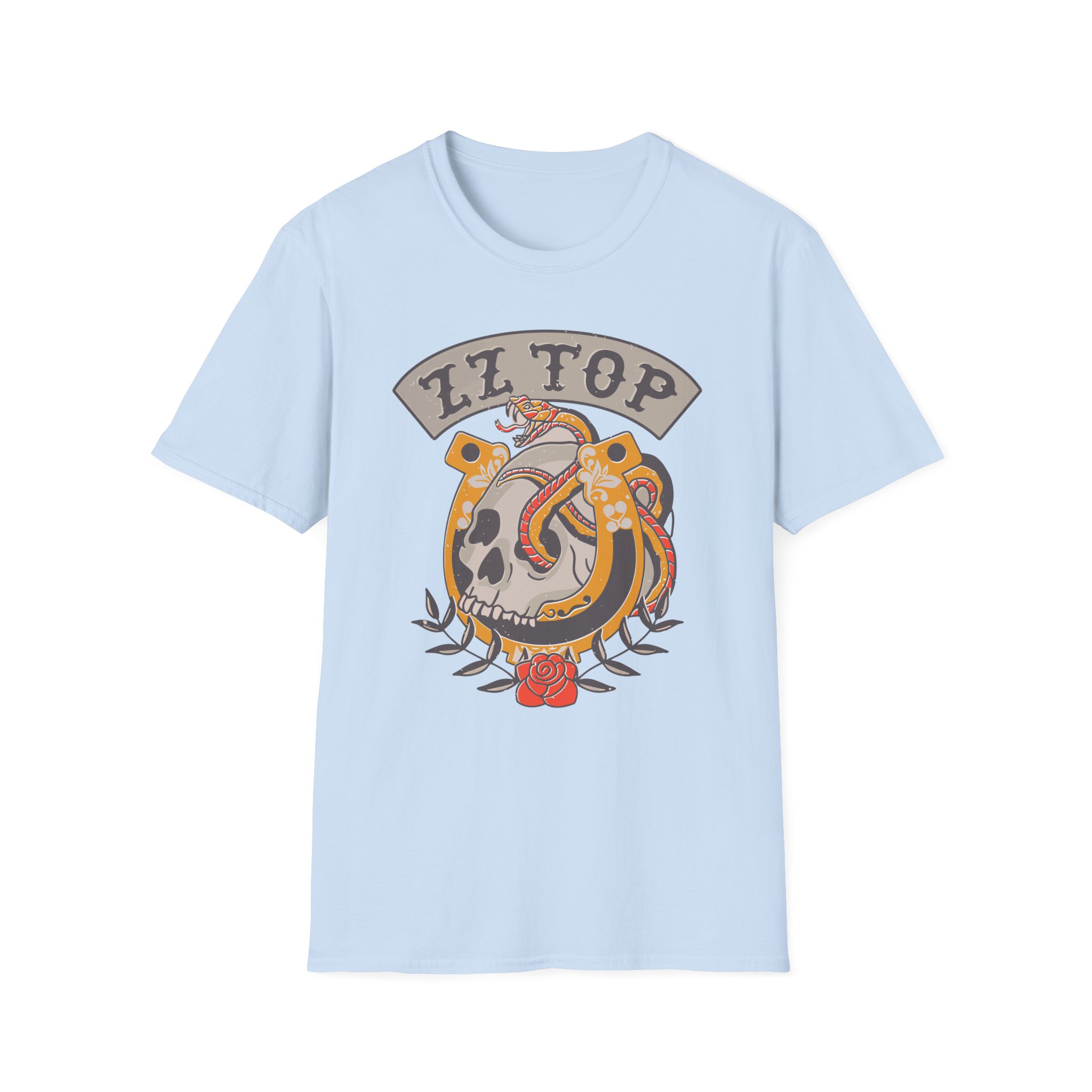 ZZ Top Skull Unisex Softstyle T-Shirt