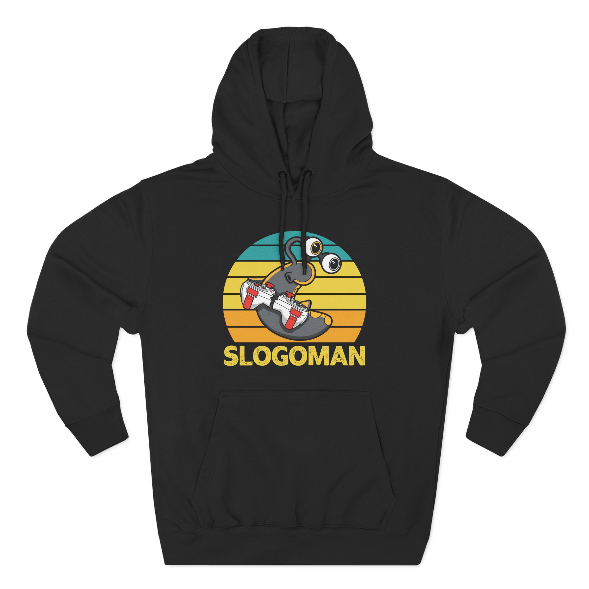 Slogoman Three-Panel Fleece Hoodie
