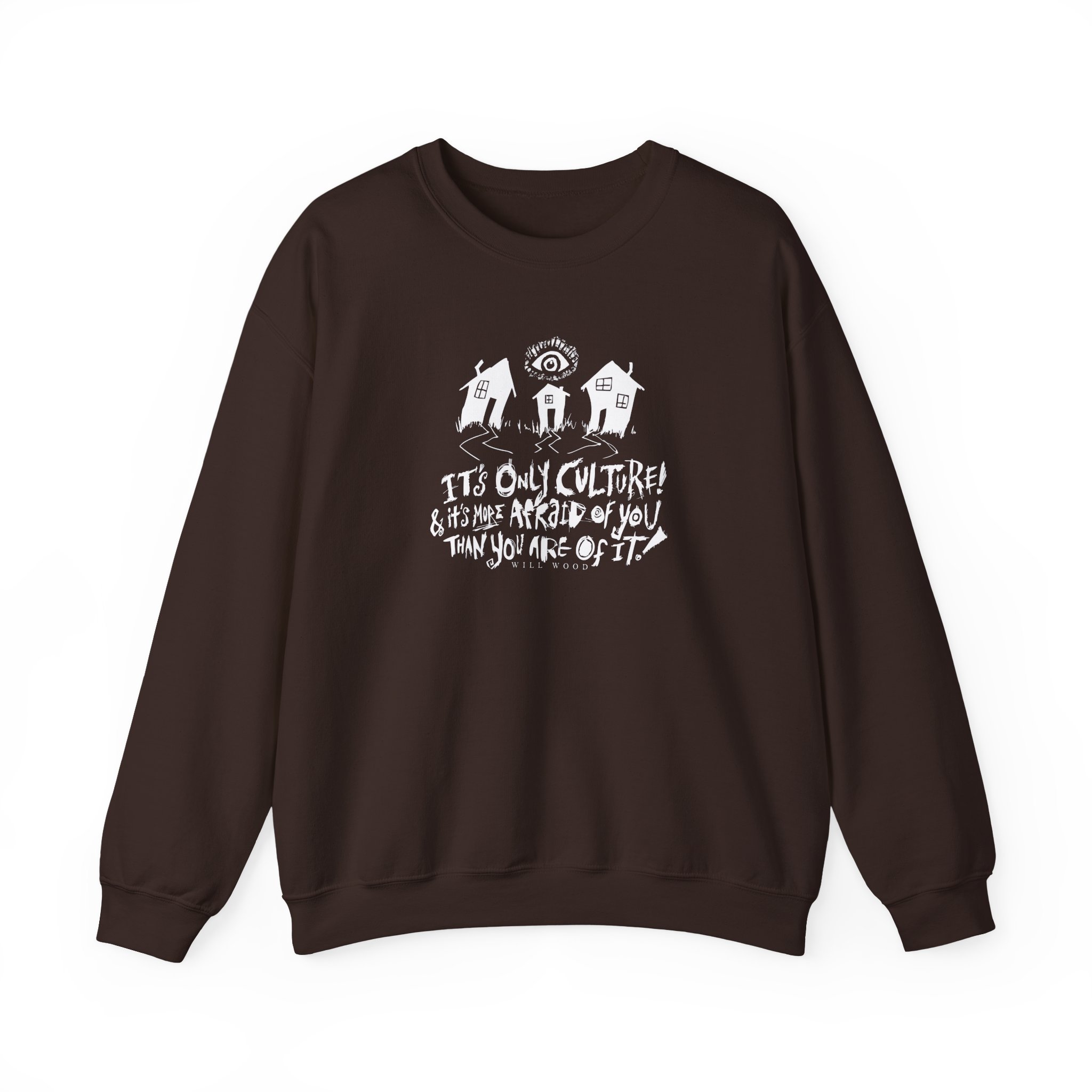 Will Wood Suburbia Unisex Heavy Blendâ„¢ Crewneck Sweatshirt