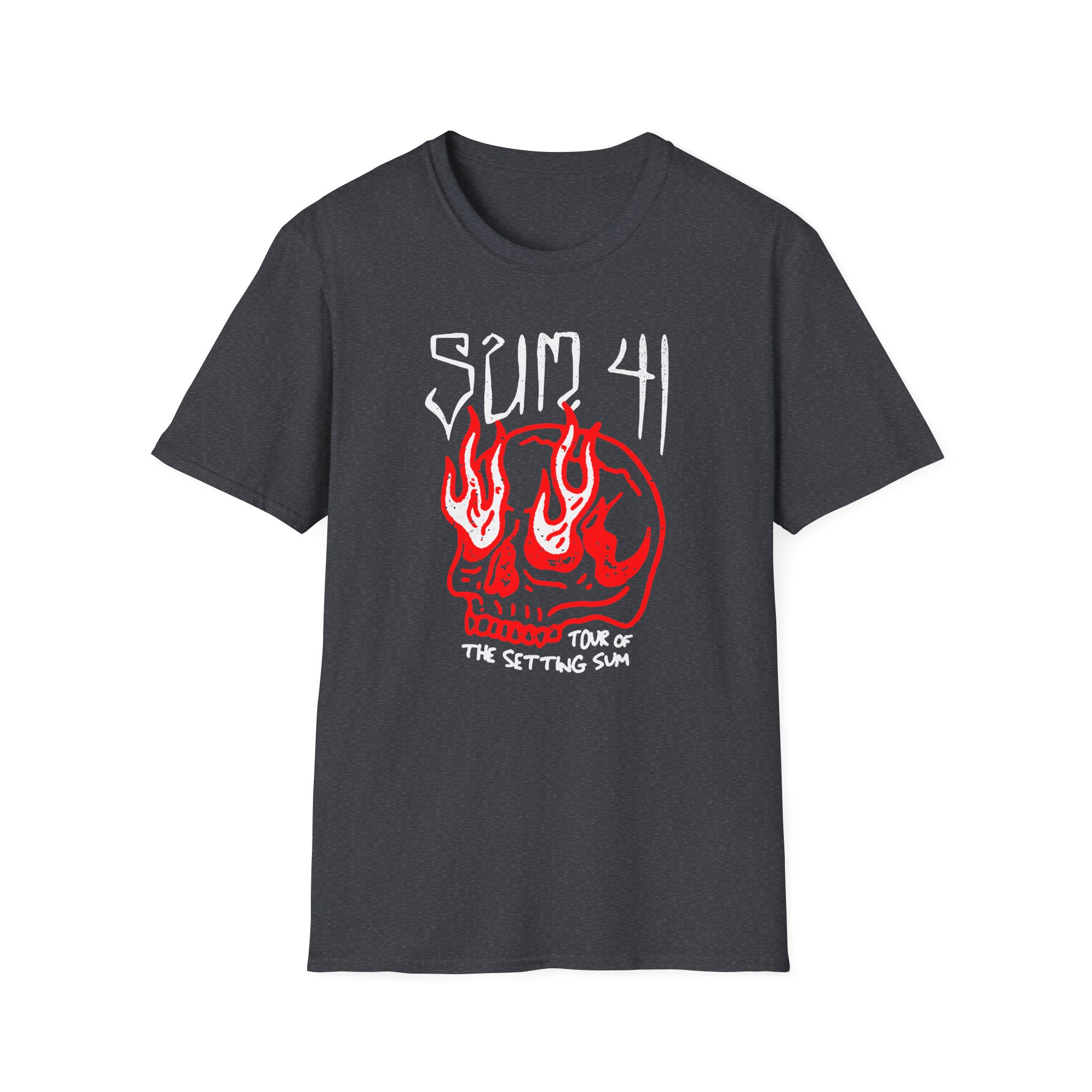 Sum 41 Skull Sketch Tour Unisex Softstyle T-Shirt