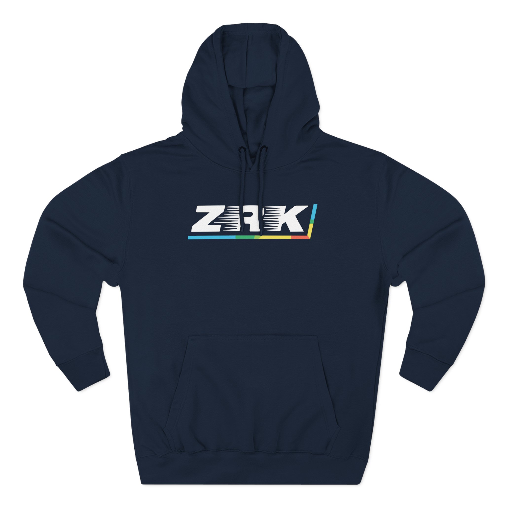 Zerkaa Three-Panel Fleece Hoodie