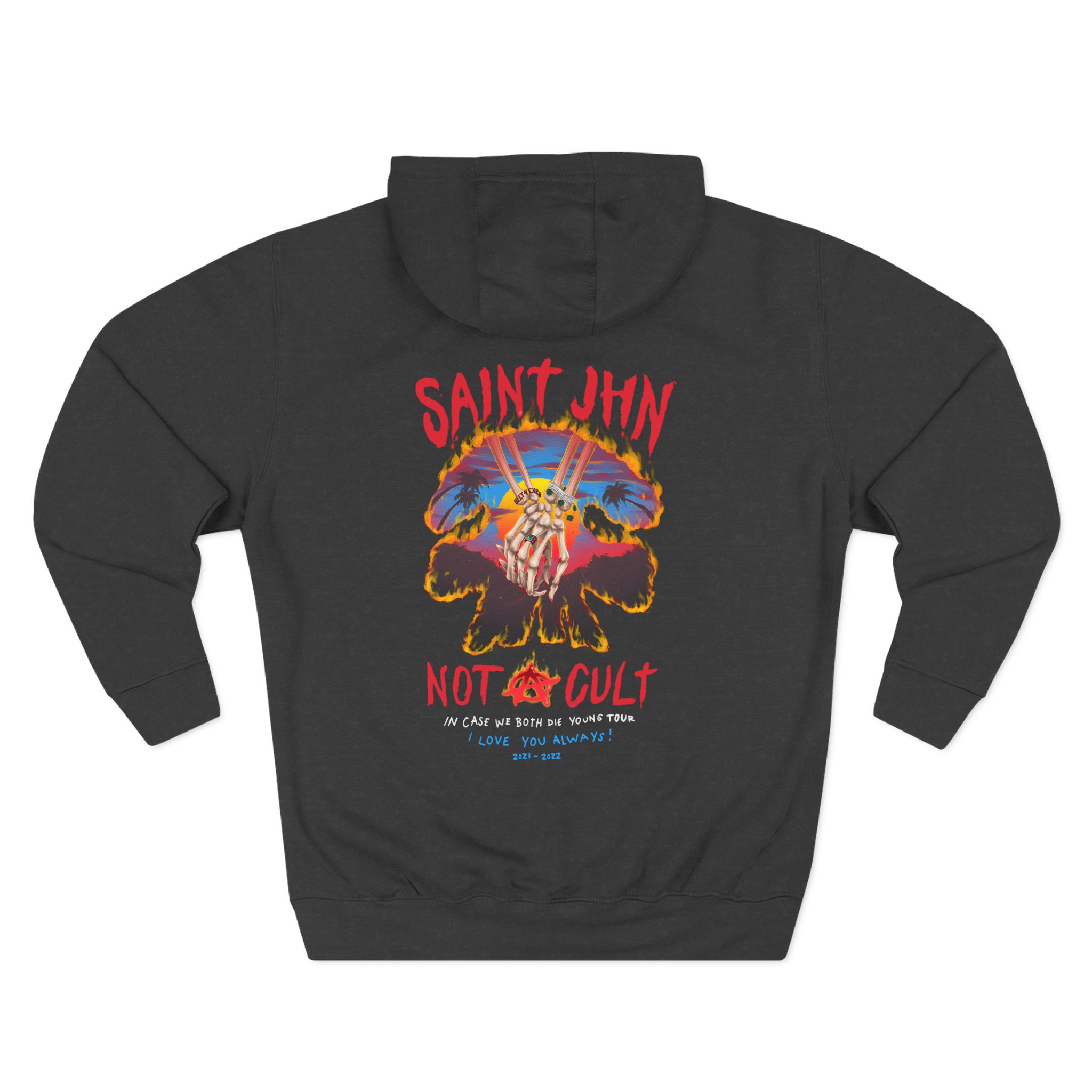 Saint Jhn Horse Stampede Three-Panel Fleece Hoodie