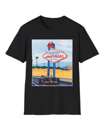 Haas F1 Las vegas Gp Unisex Softstyle T-Shirt