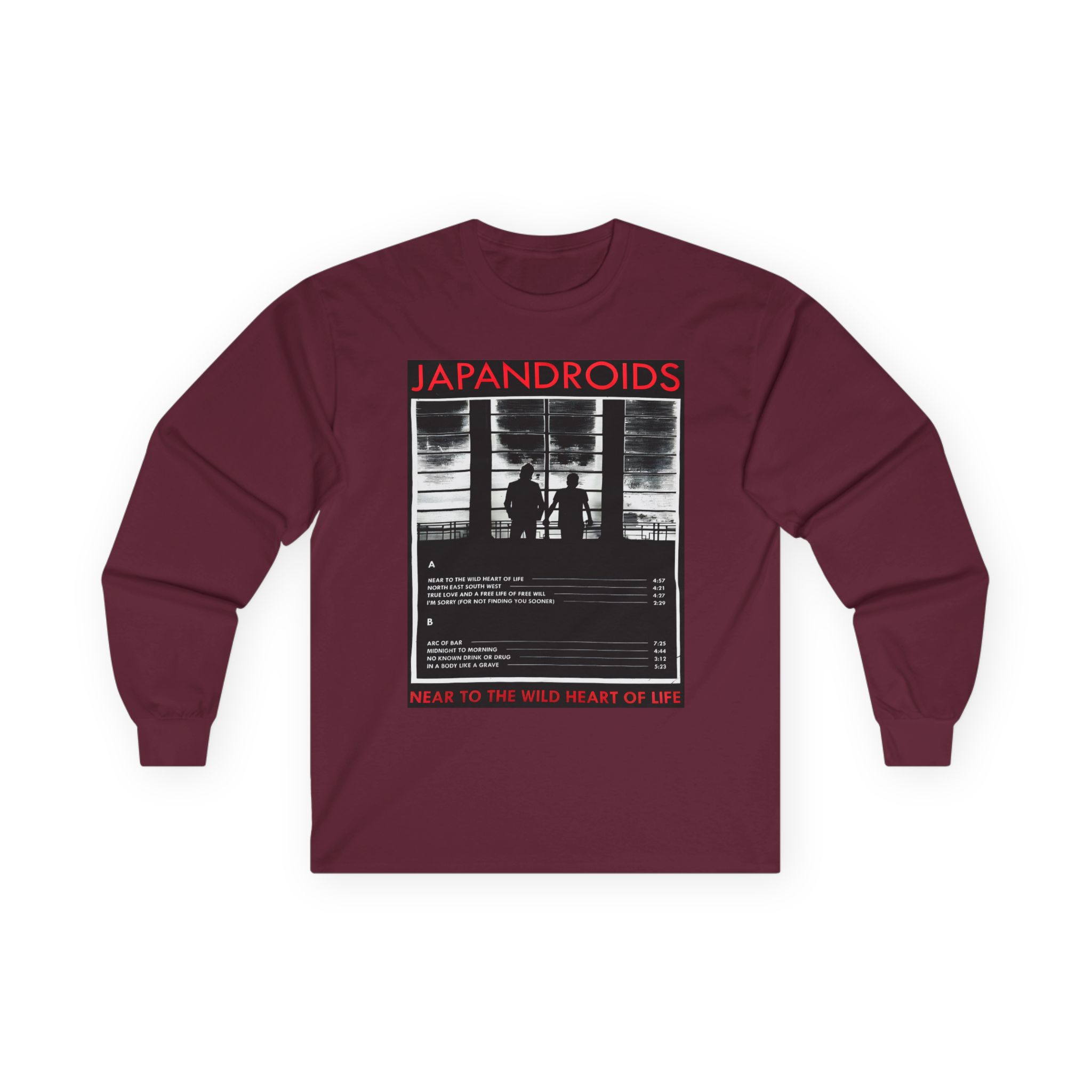 Japandroids Near to the Wild Heart of Life Unisex Ultra Cotton Long Sleeve Tee