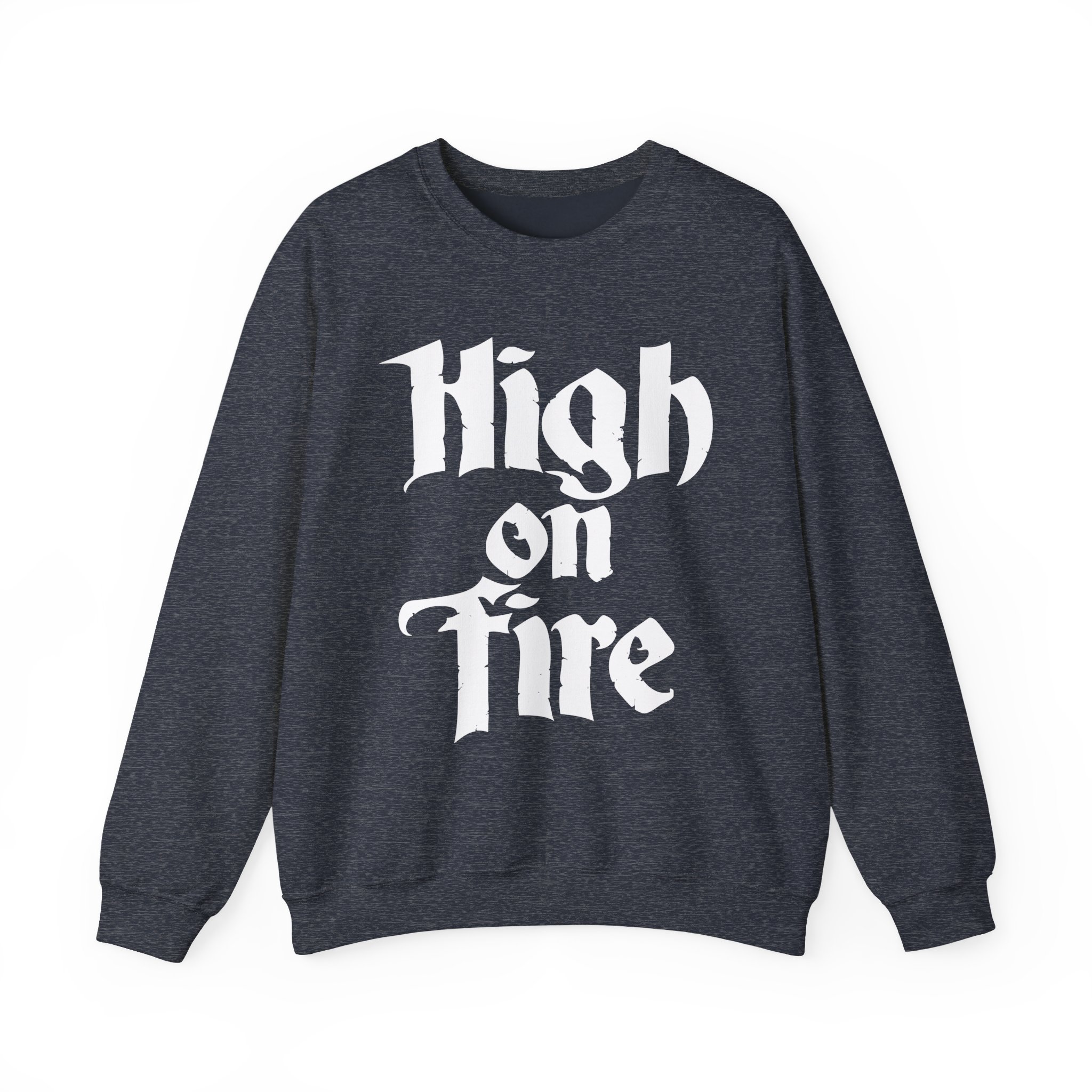 High on Fire Logo Unisex Heavy Blendâ„¢ Crewneck Sweatshirt